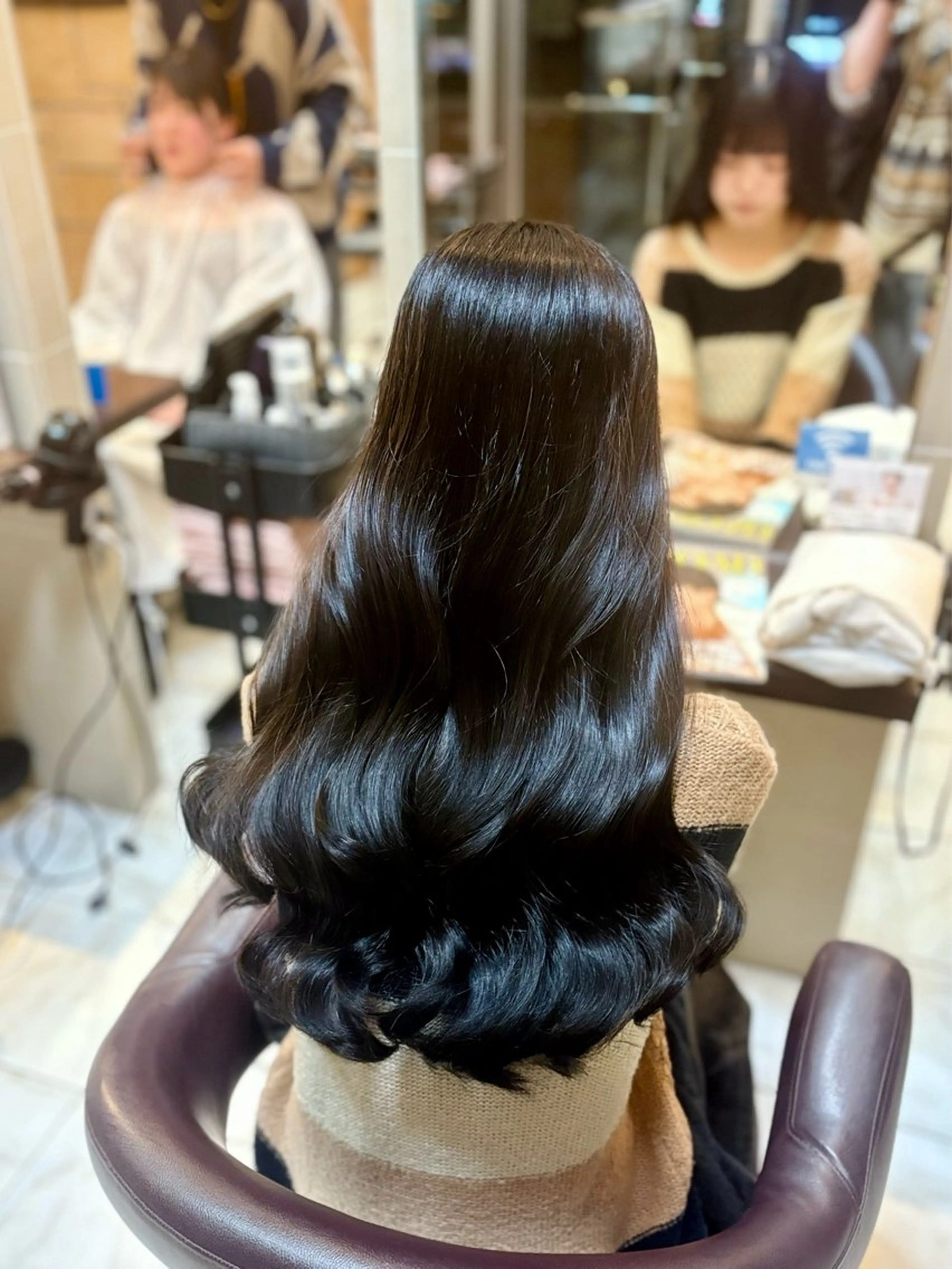 ロング カラー カット ヘアカラー トリートメント 🎀透明感カラー 🎀ナズナのヘアスタイル