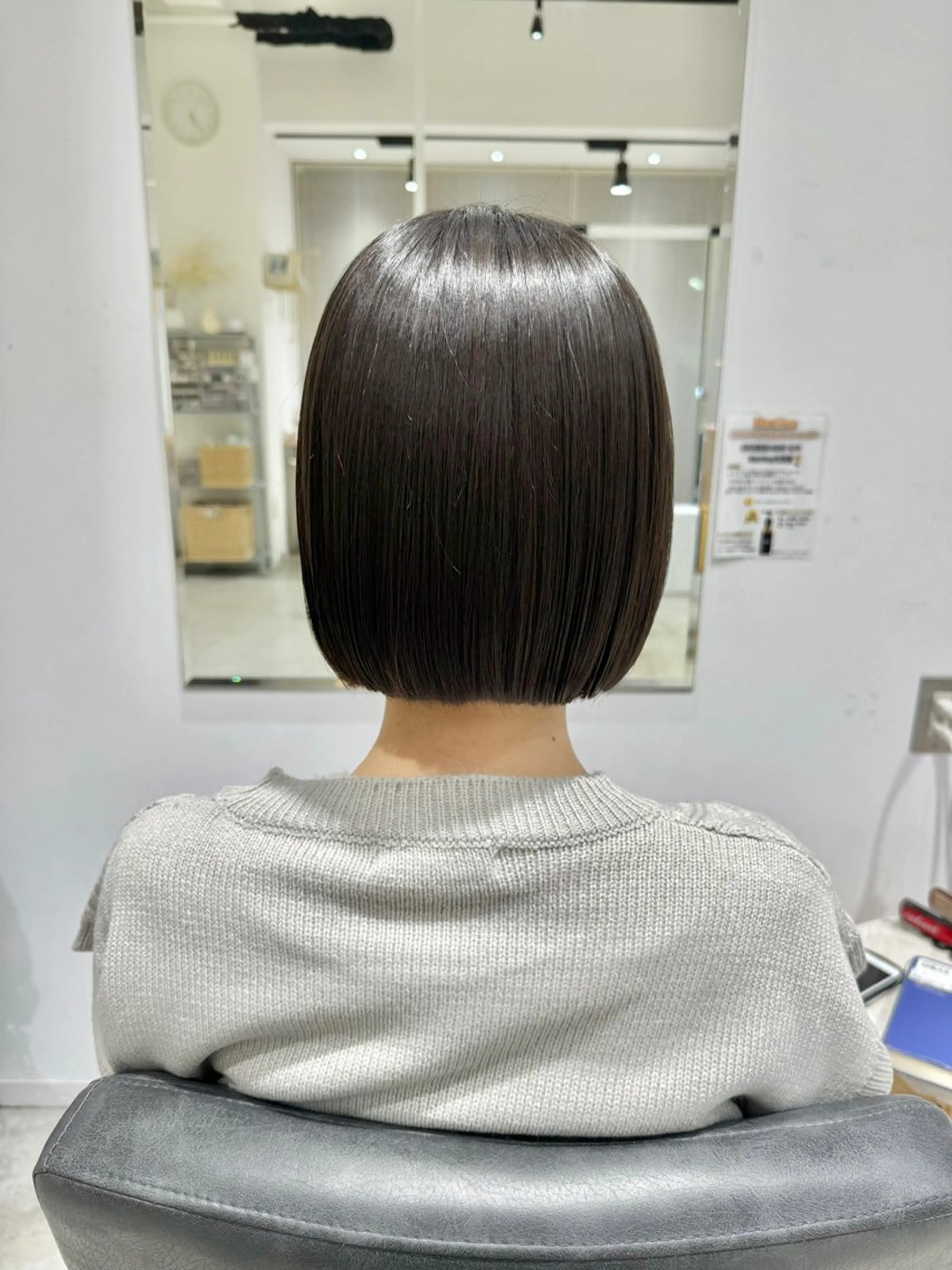 ショート カット ボブ/美髪矯正 /佐藤 奈巳のヘアスタイル