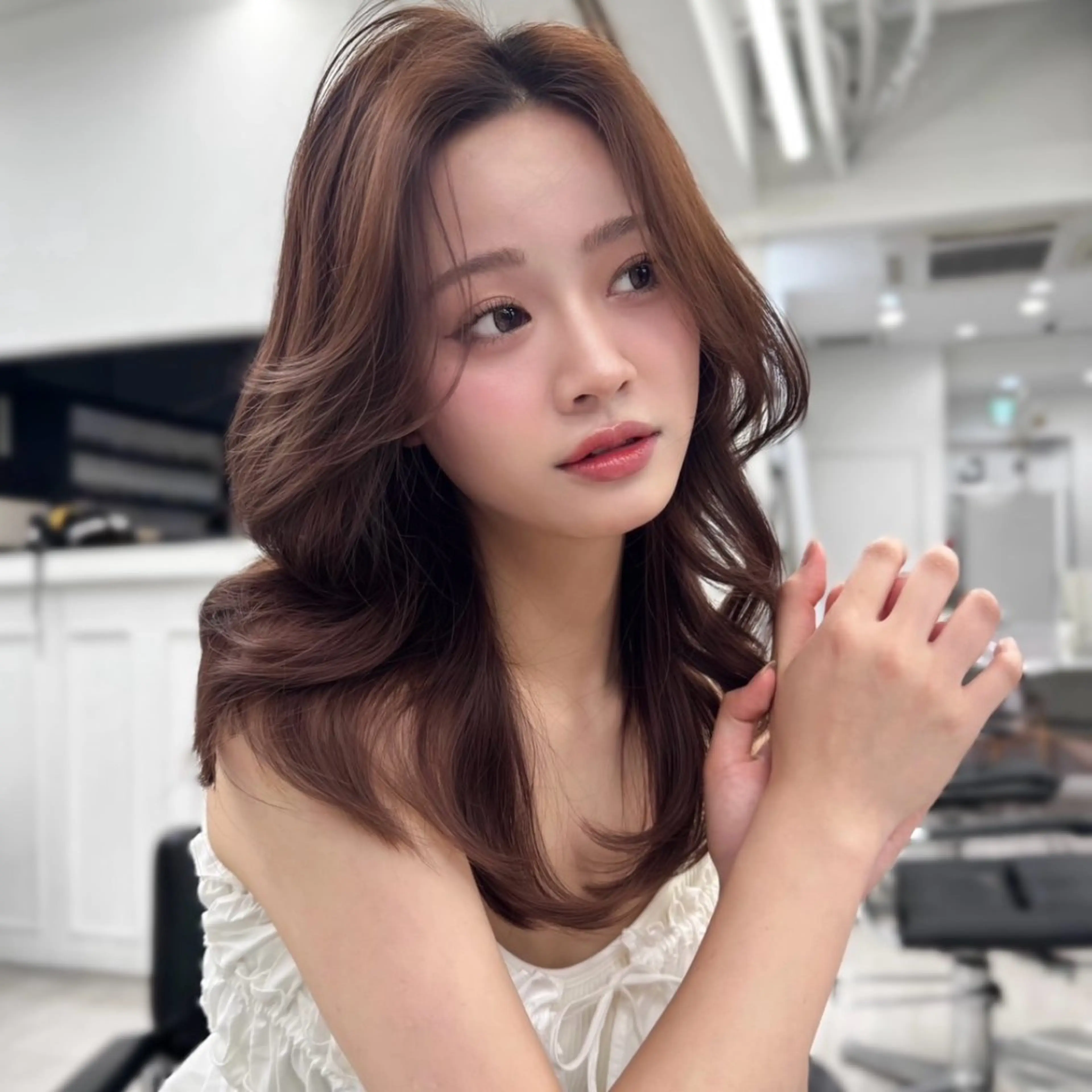 ロング 岡田 聖蘭のヘアスタイル