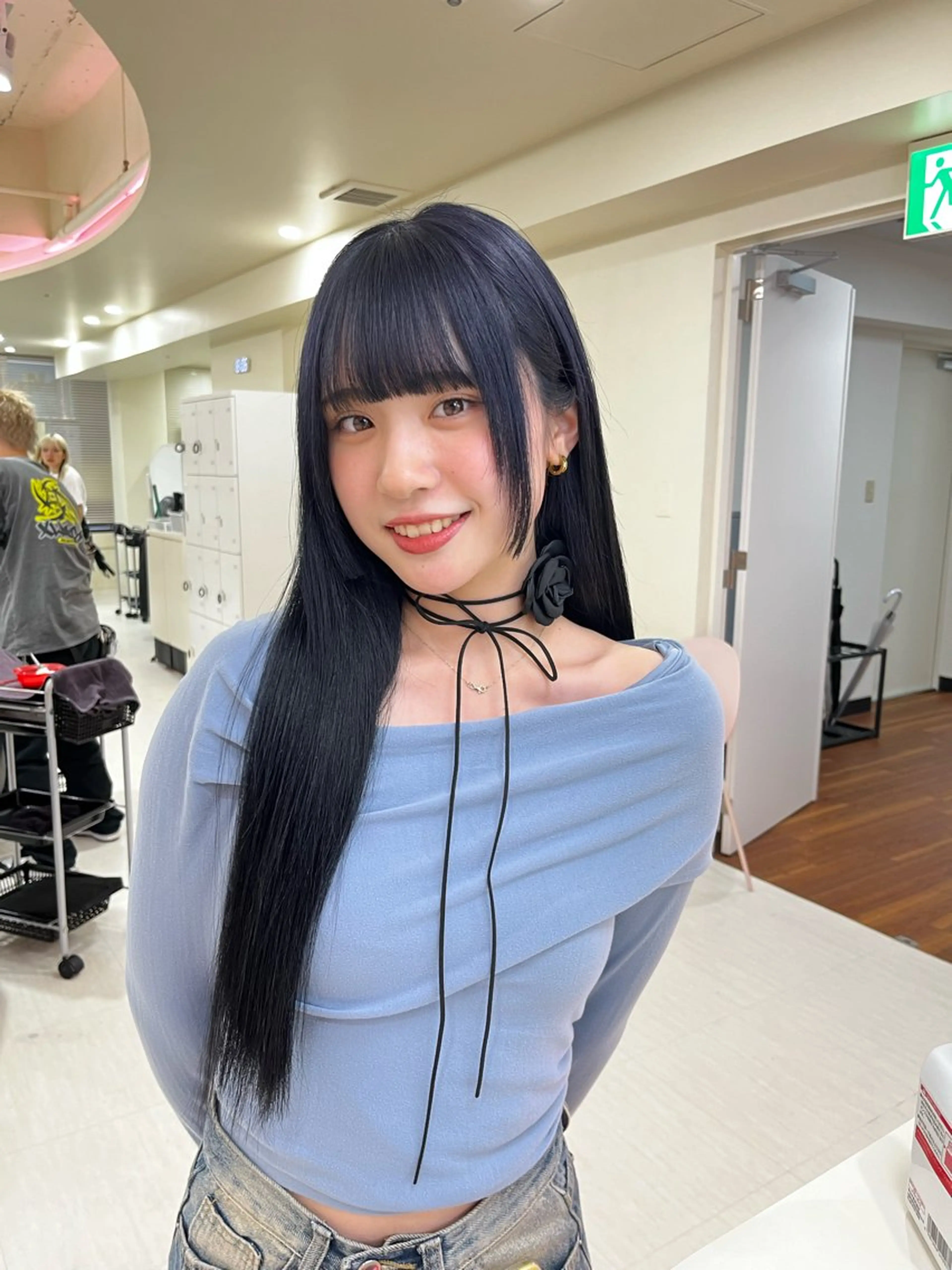 ミディアム カラー ヘアカラー トリートメント 💟RINNA 艶カラー💟のヘアスタイル