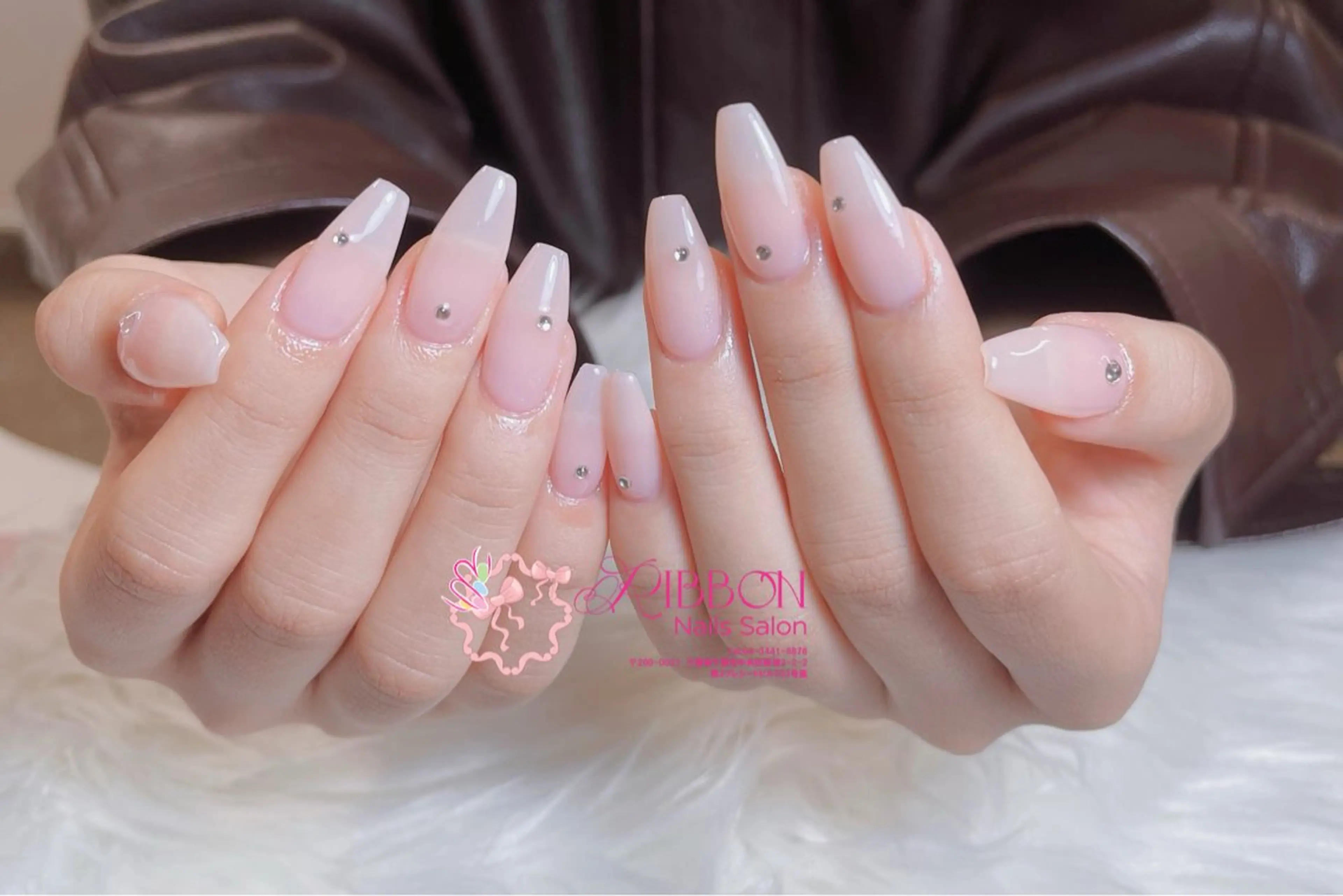 ネイル チークネイル フットネイル フレンチネイル グラデーション 韓国ネイル Ribbonnail salonのネイルデザイン