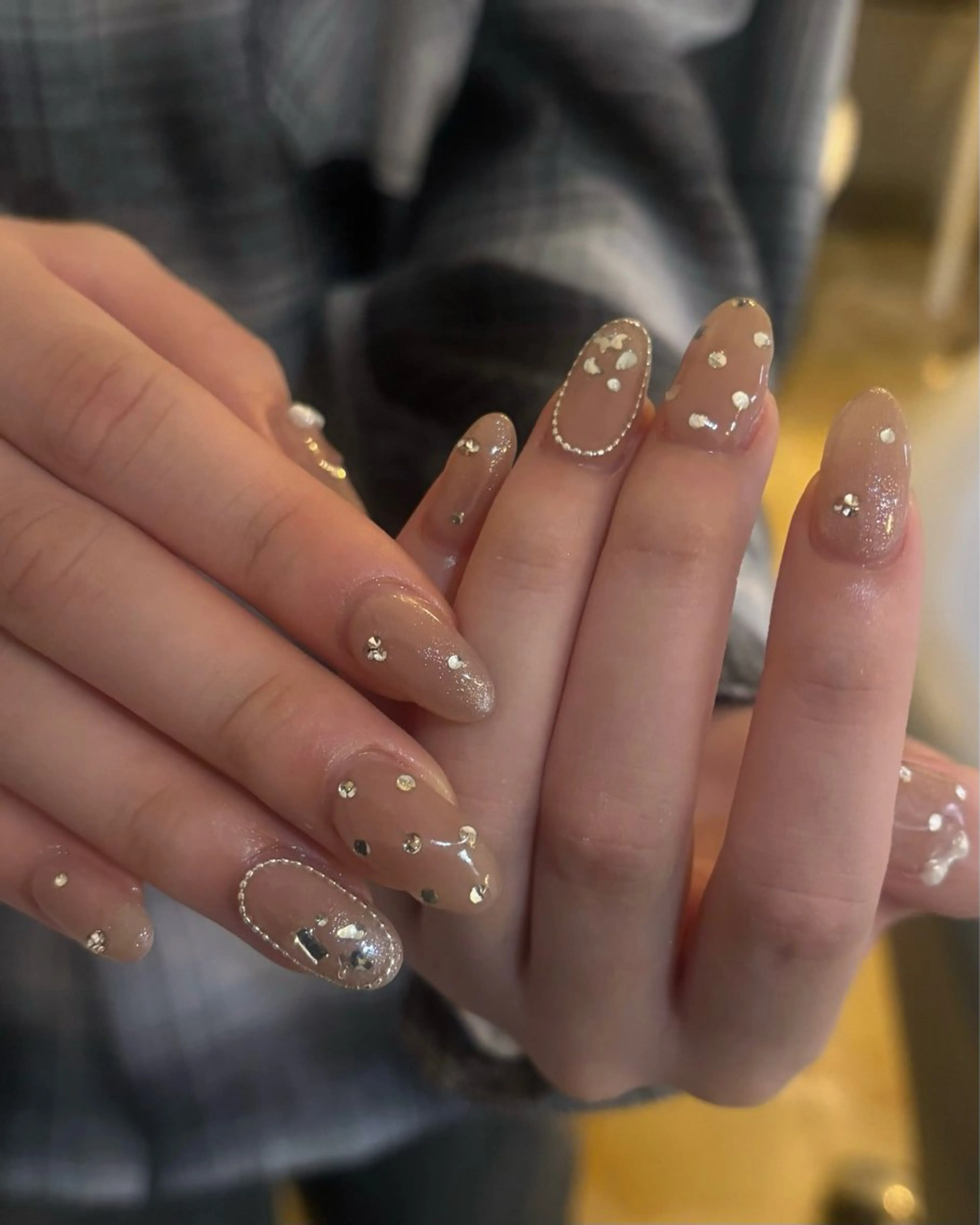 ネイル ジェルネイル パラジェル バレンタイン ワンホンネイル ハンドネイル EmaNail 肥後橋店🤍YURIのネイルデザイン