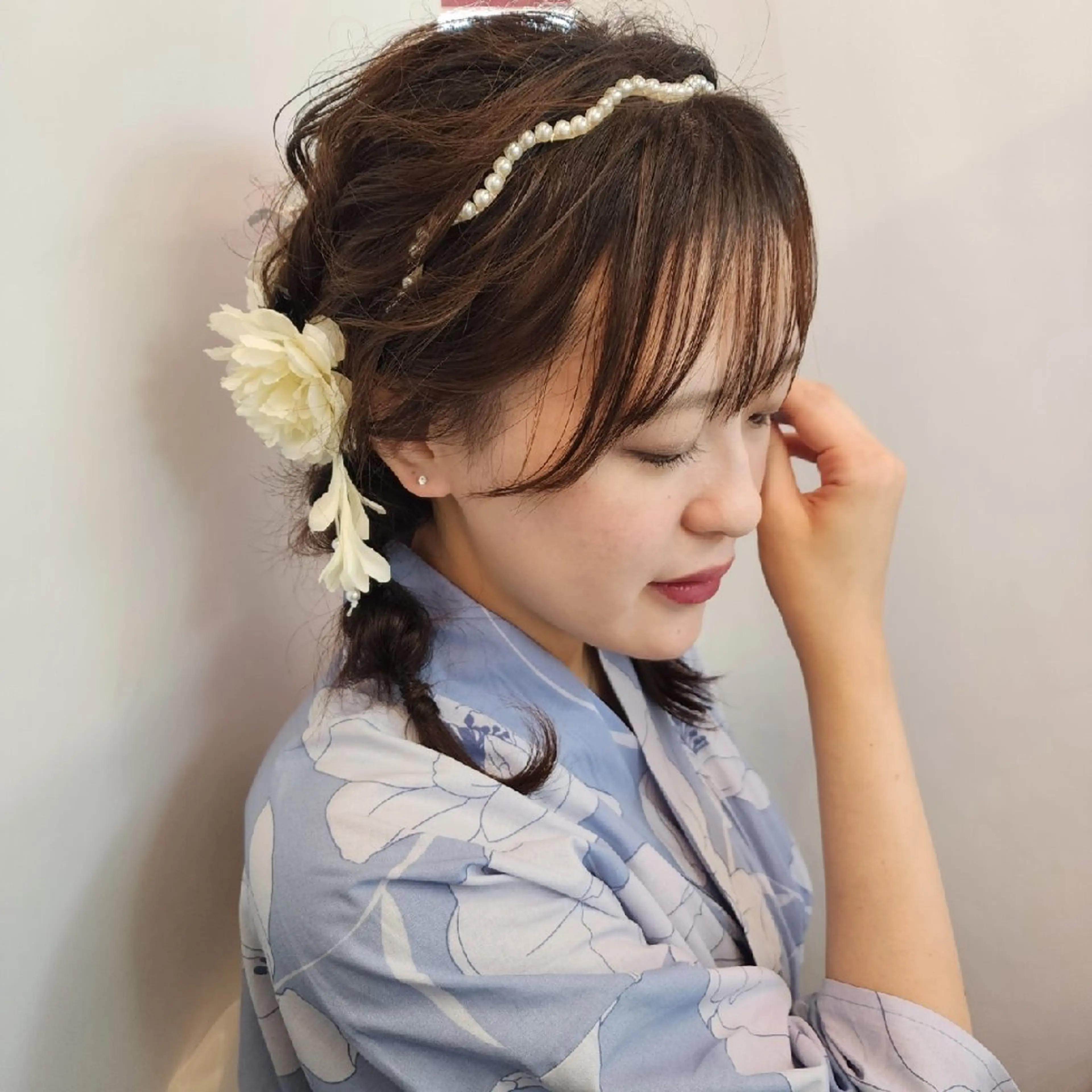 カラー ミディアム ヘアアレンジ nex the salon所属・白髪率別白髪ぼかし /なおき/表参道のヘアスタイル