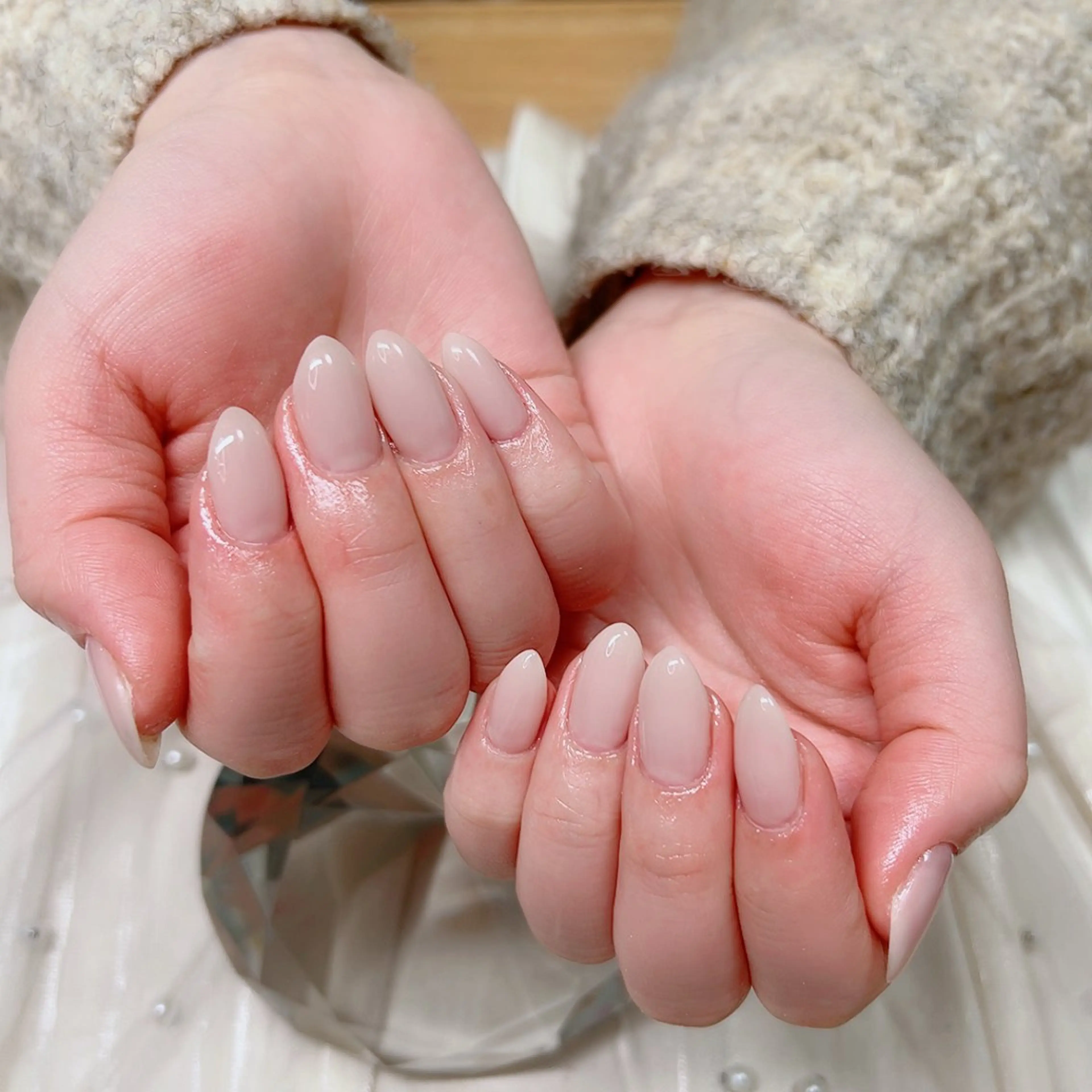 ネイル ワンカラーネイル バレンタイン Cute Tips nailのネイルデザイン