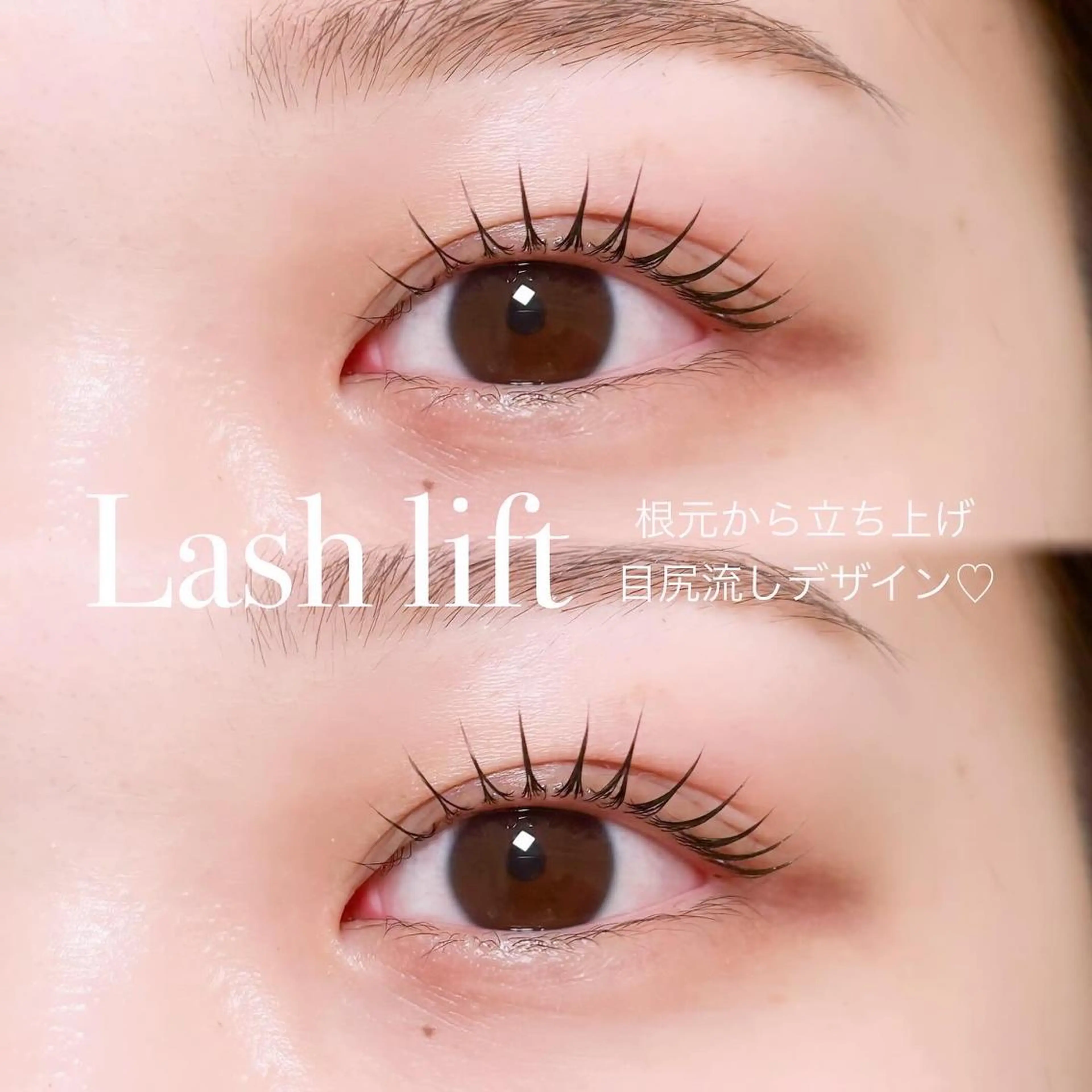 まつげパーマモデルの写真