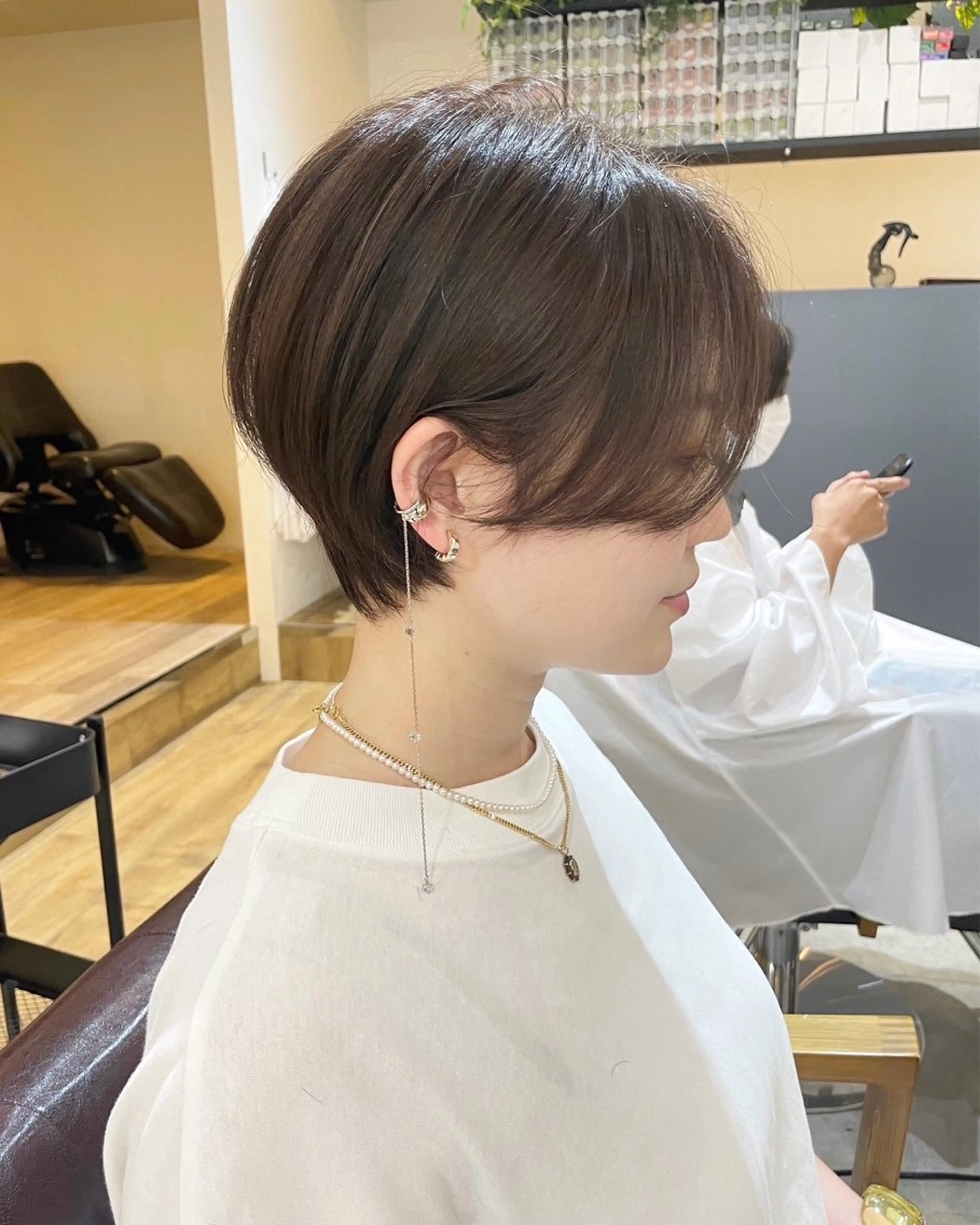 ショート 大島桃花 / 表参道 透明感カラーのヘアスタイル