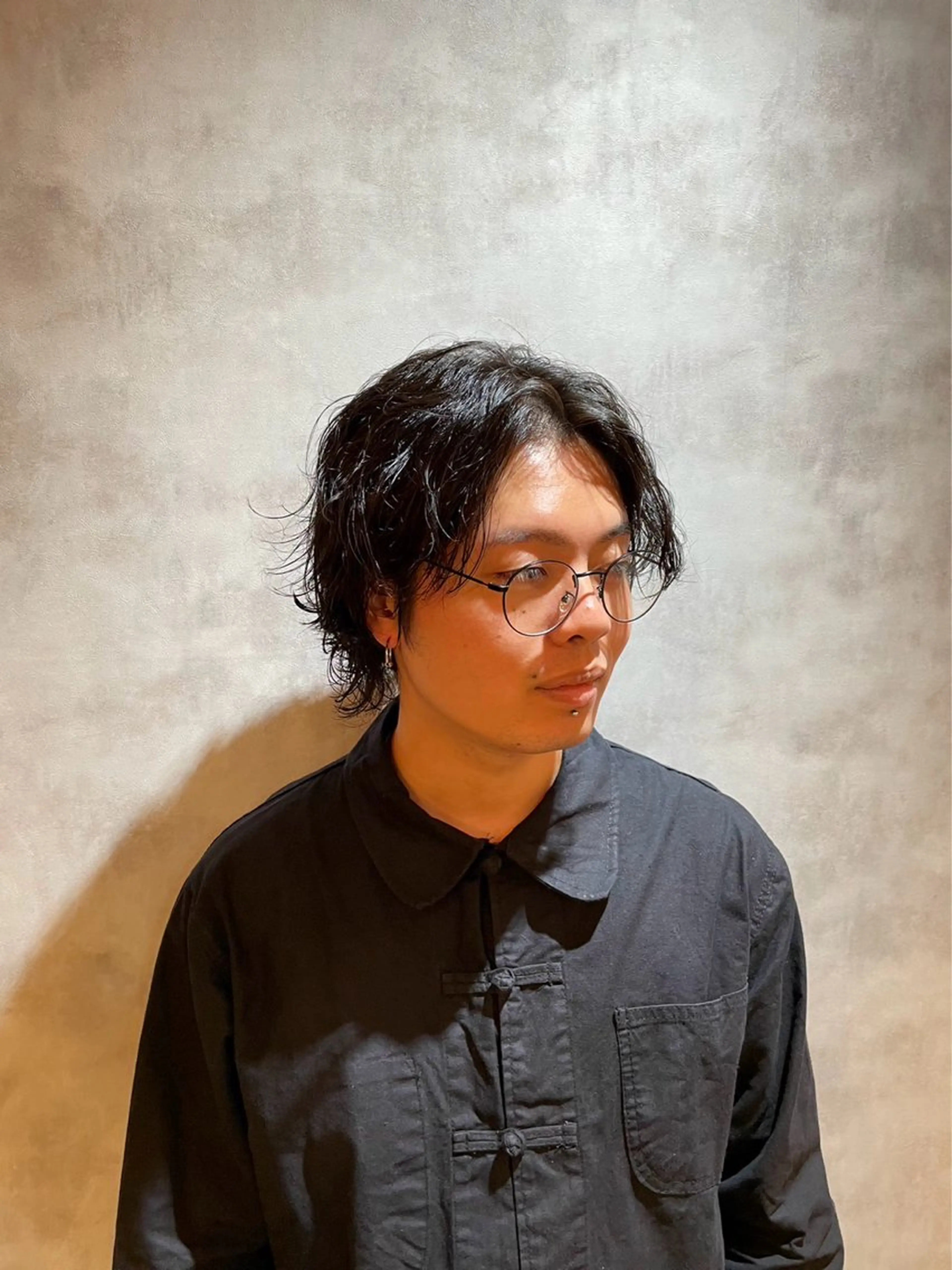 ミディアム パーマ メンズ 🔷メンズ推し🔷 遠藤暖大のヘアスタイル