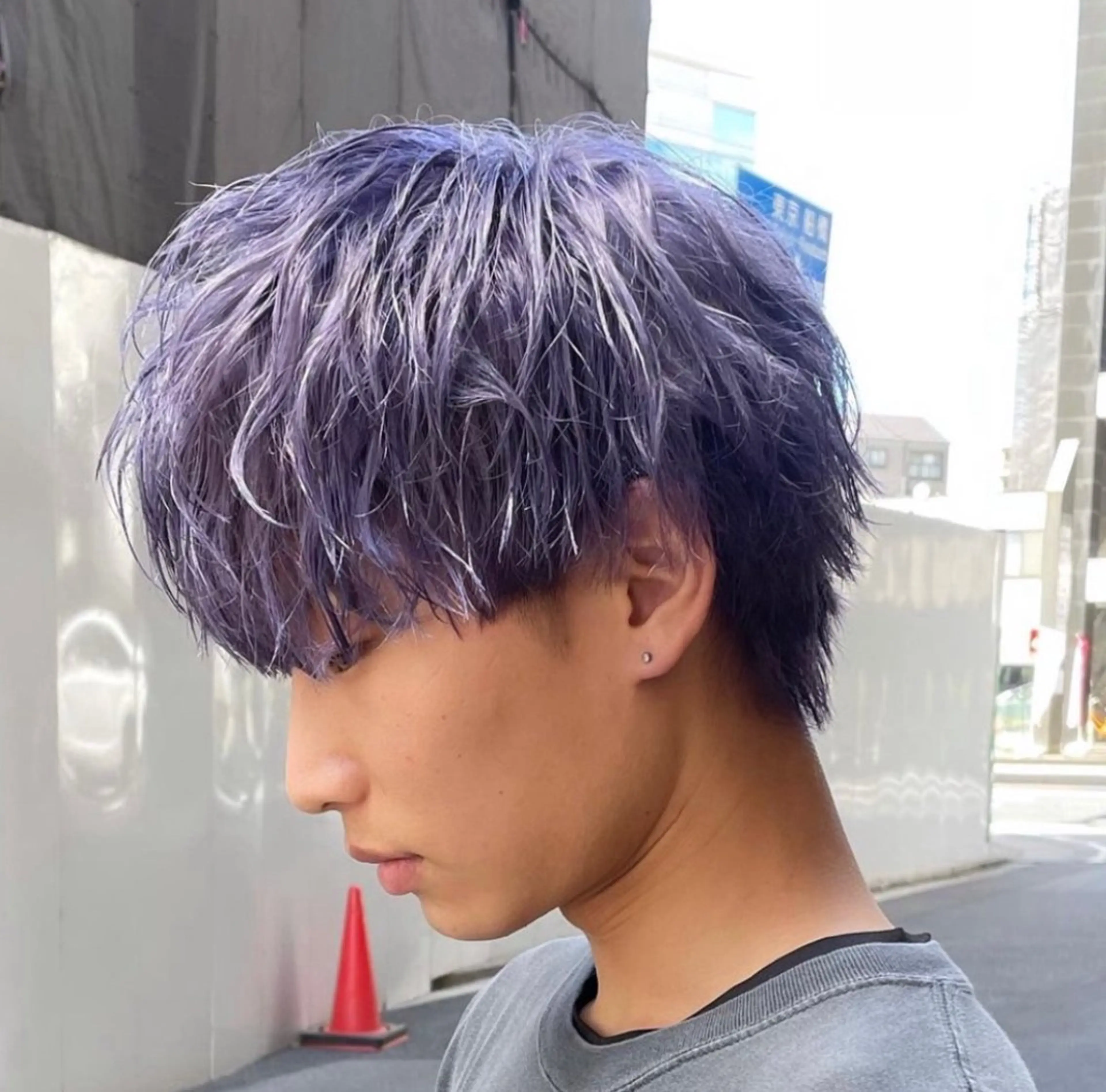 カラー パーマ メンズ メンズパーマ特化森田 真衣🌟のヘアスタイル