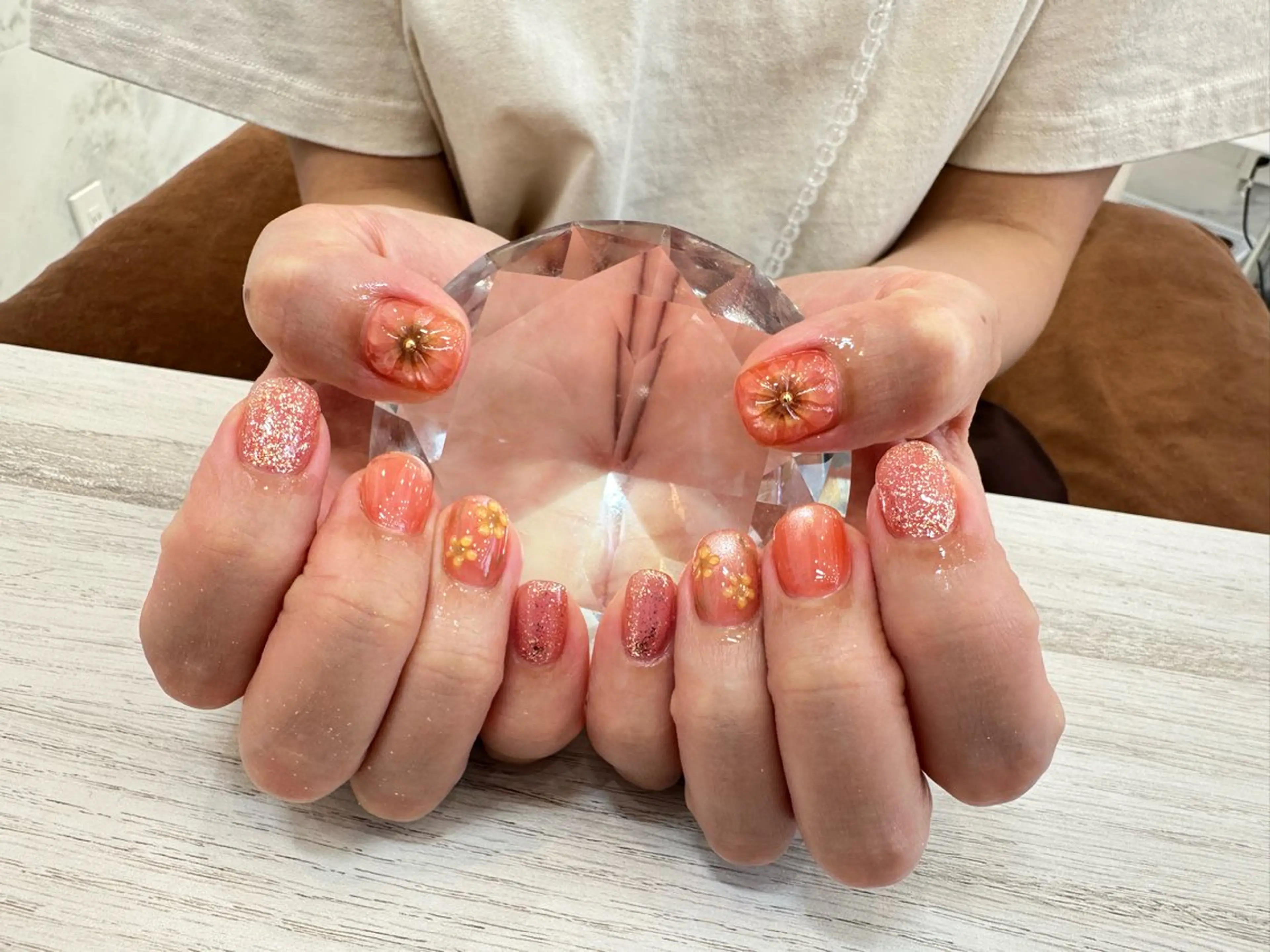 ネイル マグネットネイル ぷっくりネイル ハンドネイル Sato Hanakoのネイルデザイン