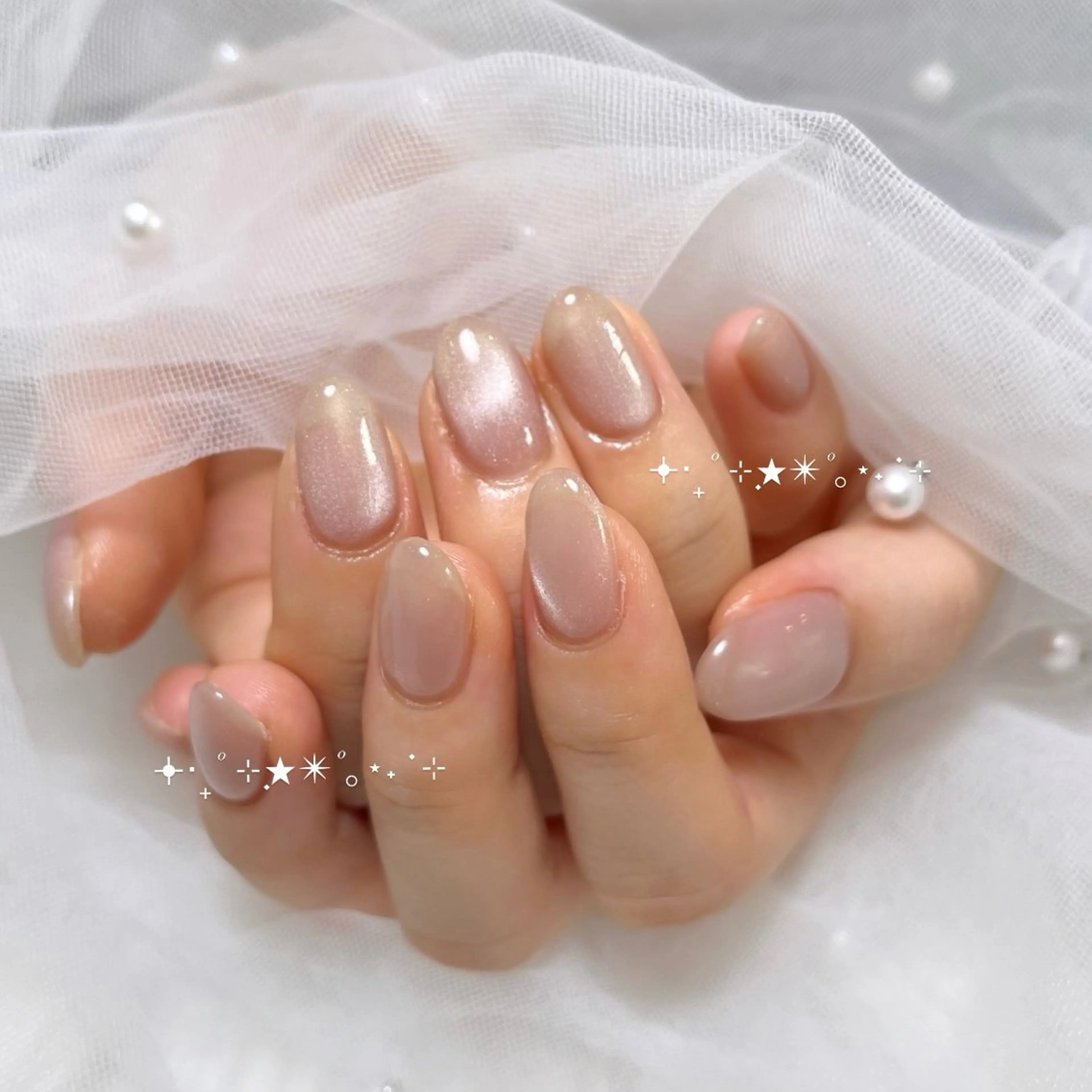 ネイル ハンドネイル Blanche mimi.u_aのネイルデザイン
