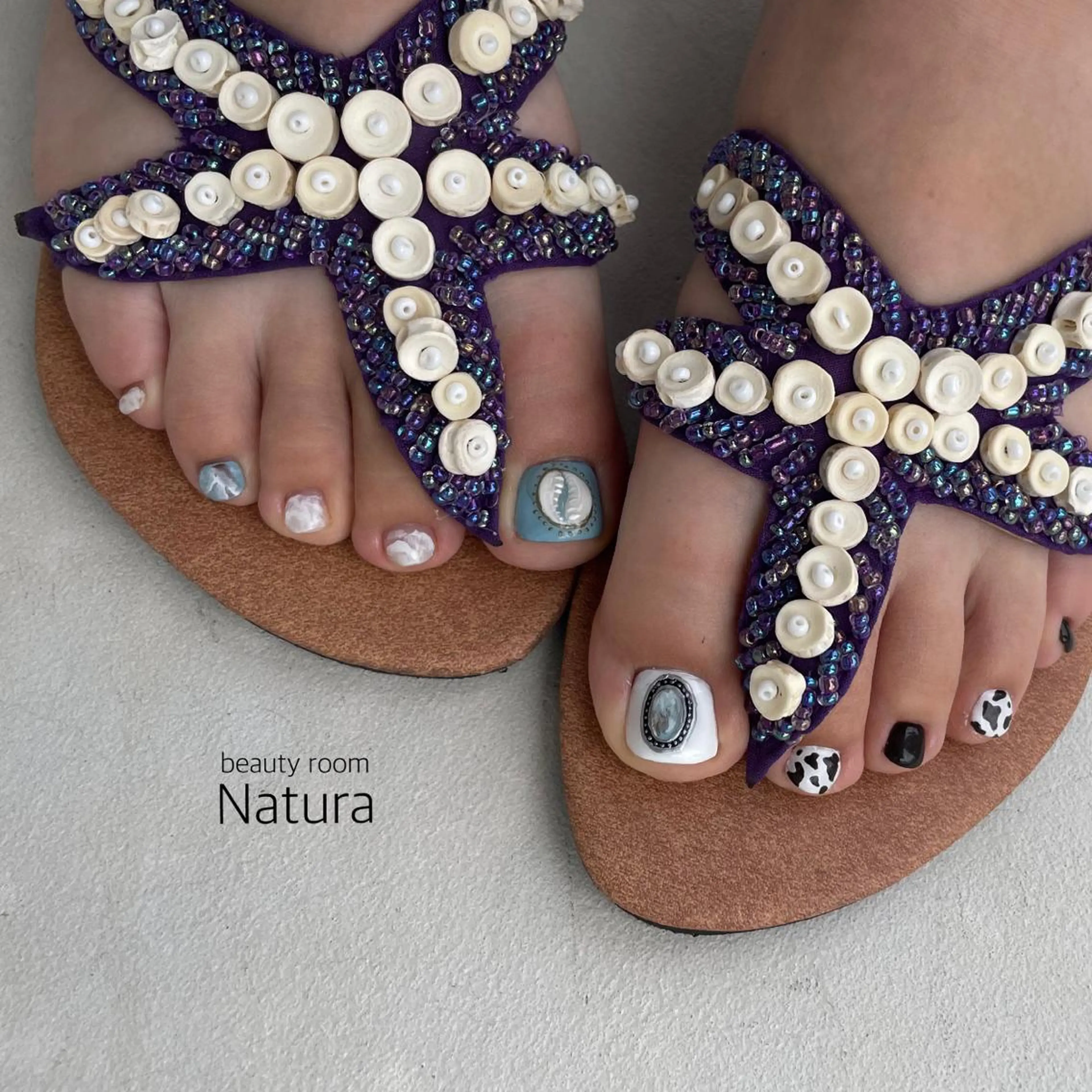 ネイル マツエク・マツパ アイブロウ フットネイル beautyroom Naturaのネイルデザイン