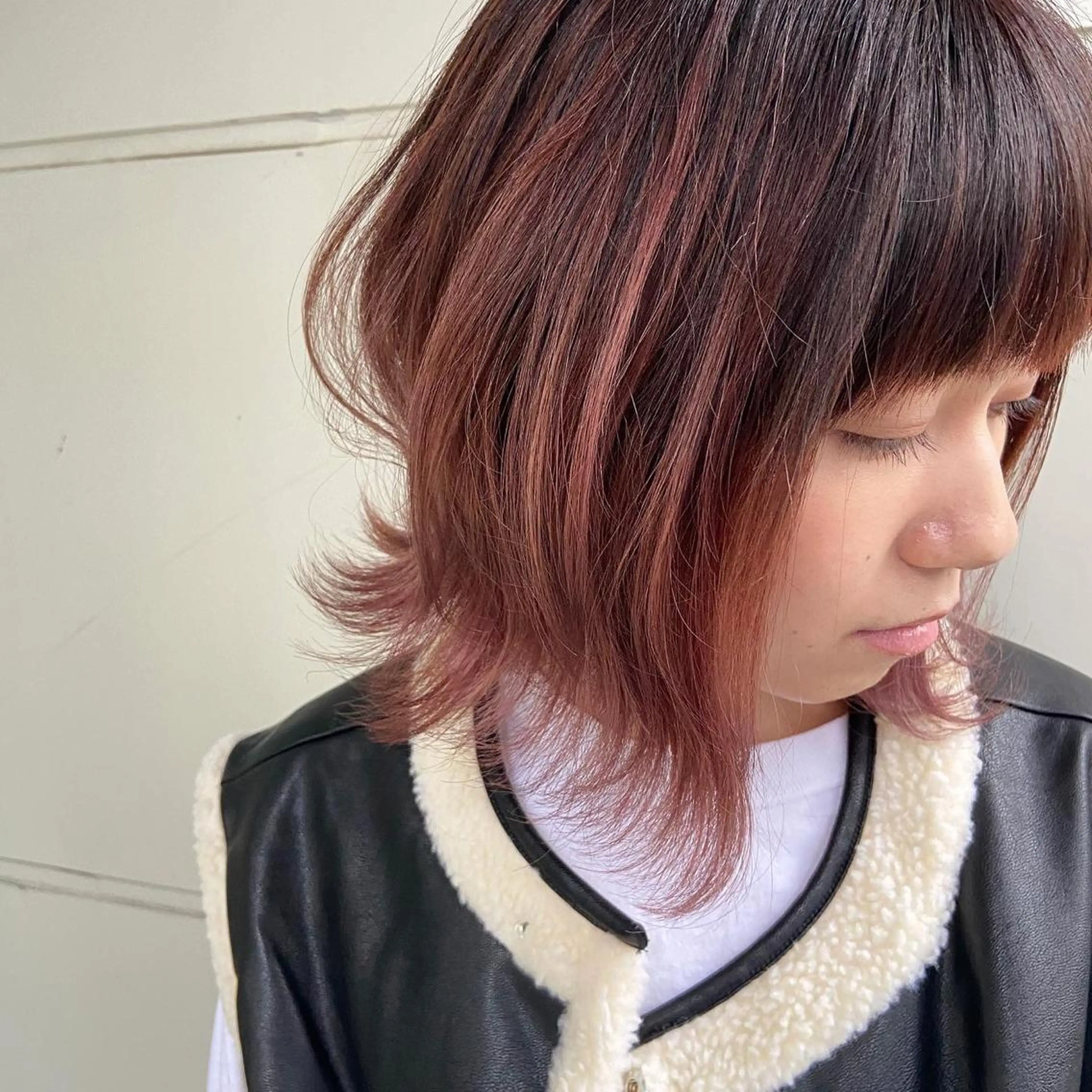 ショート カラー カット ヘアカラー トリートメント ハイトーン/小顔 カット/Ayumuのヘアスタイル
