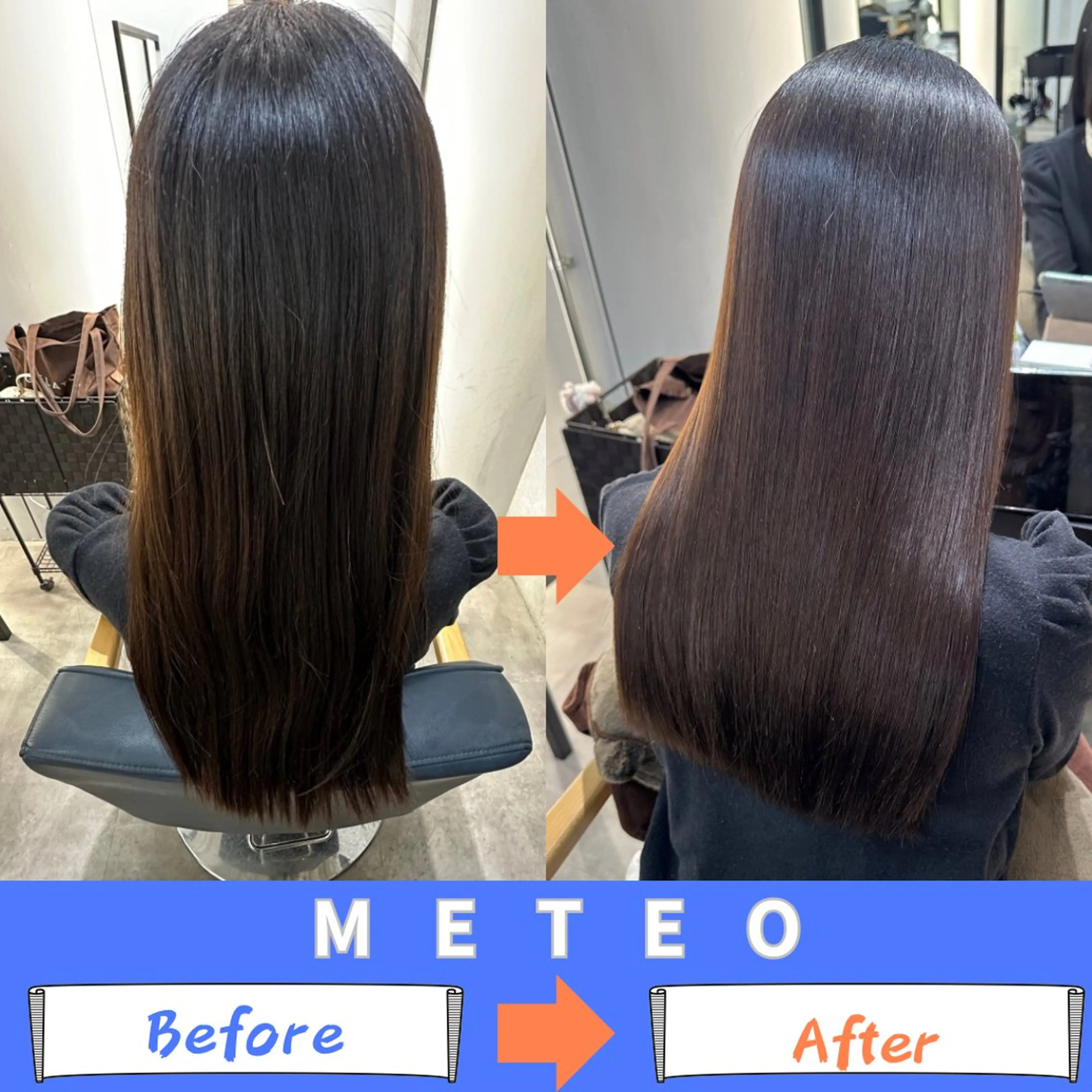 ロング 学生 トリートメント 酸熱トリートメント カット トリートメント 💎ReFaで作る 髪質改善💎のヘアスタイル