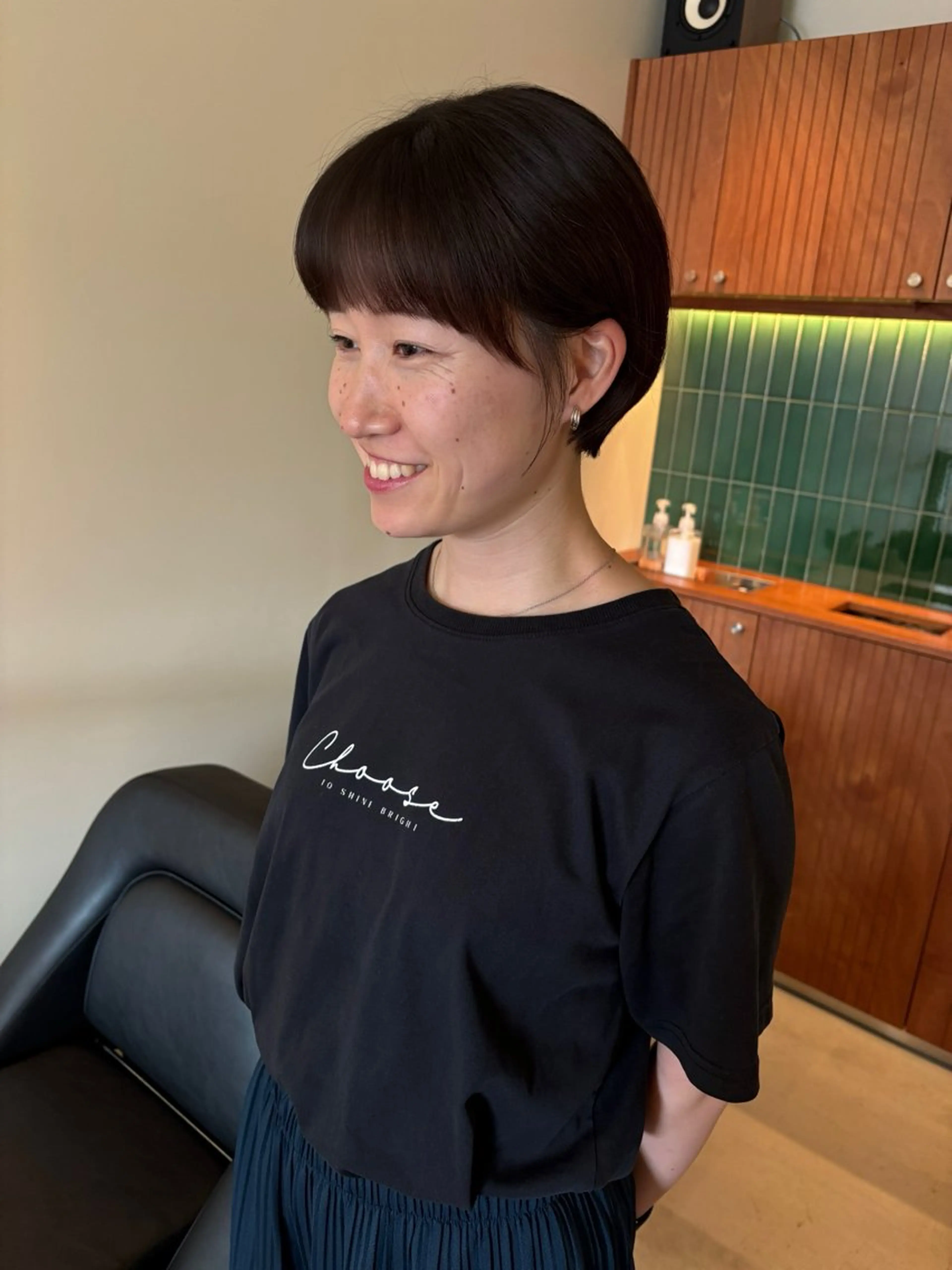 ショート カラー カット ヘアカラー satsuki 暖色・ブラウンカラーのヘアスタイル