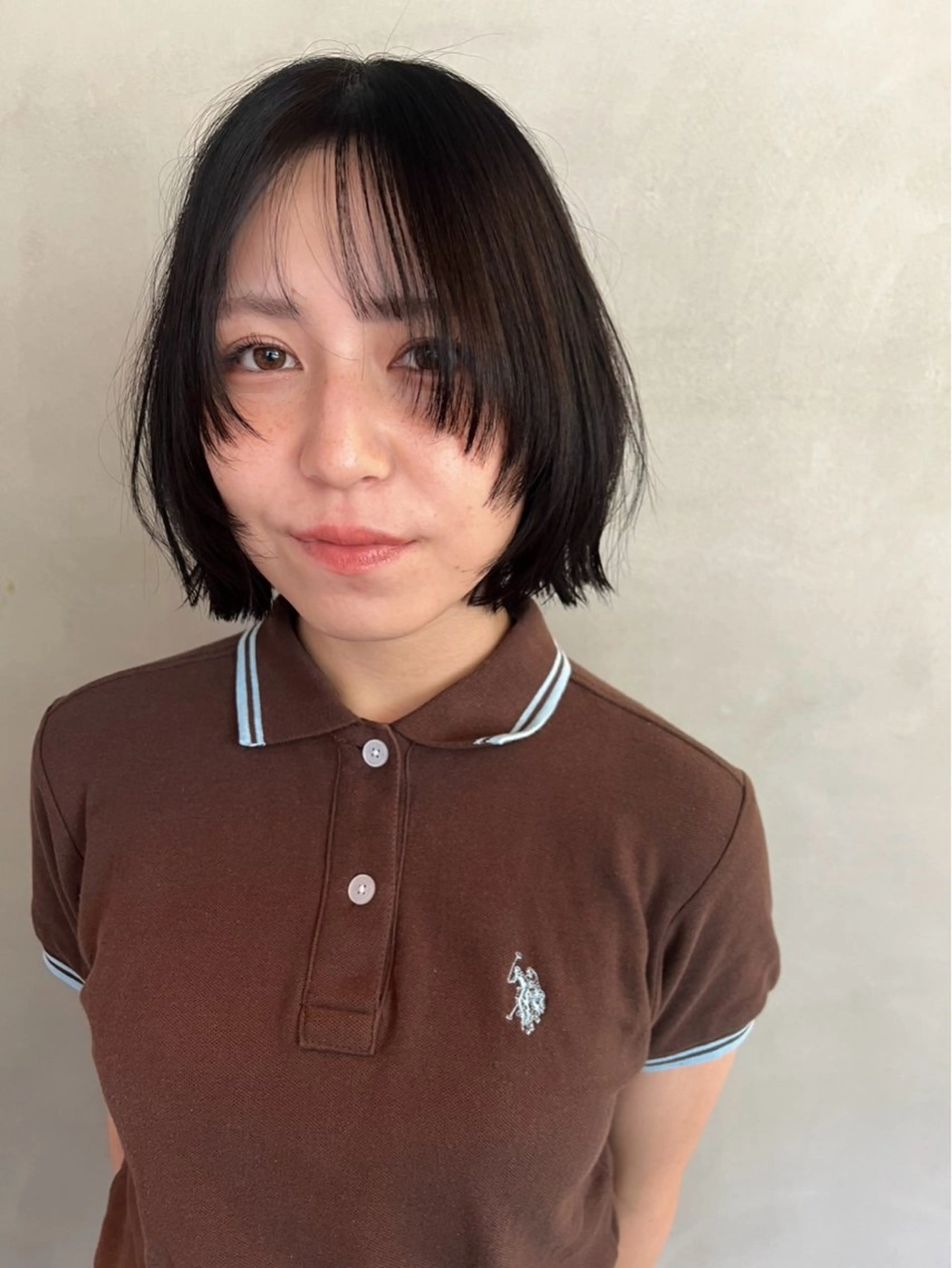 セミロング ボブ レイヤーカット カット ヘアカラー ミヨシマユ✨ チーフ就任記念🌈のヘアスタイル