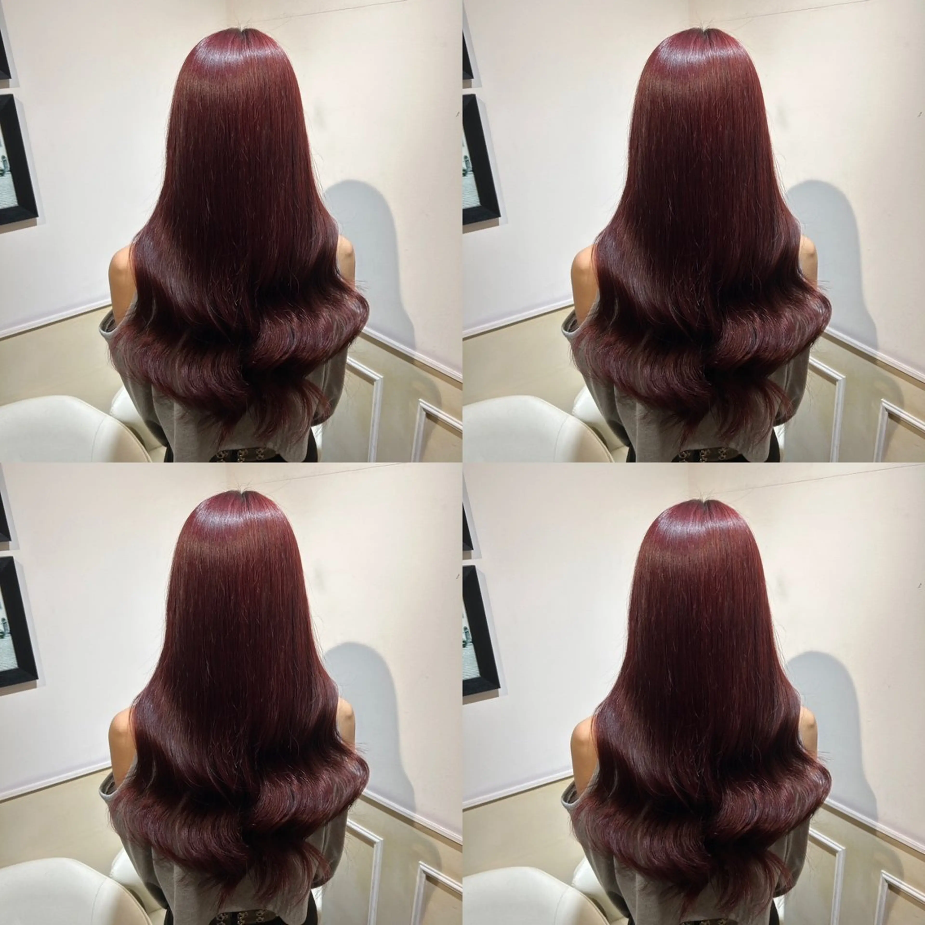 ロング カラー カット トリートメント レイヤーカット/ 縮毛矯正🇰🇷早坂のヘアスタイル