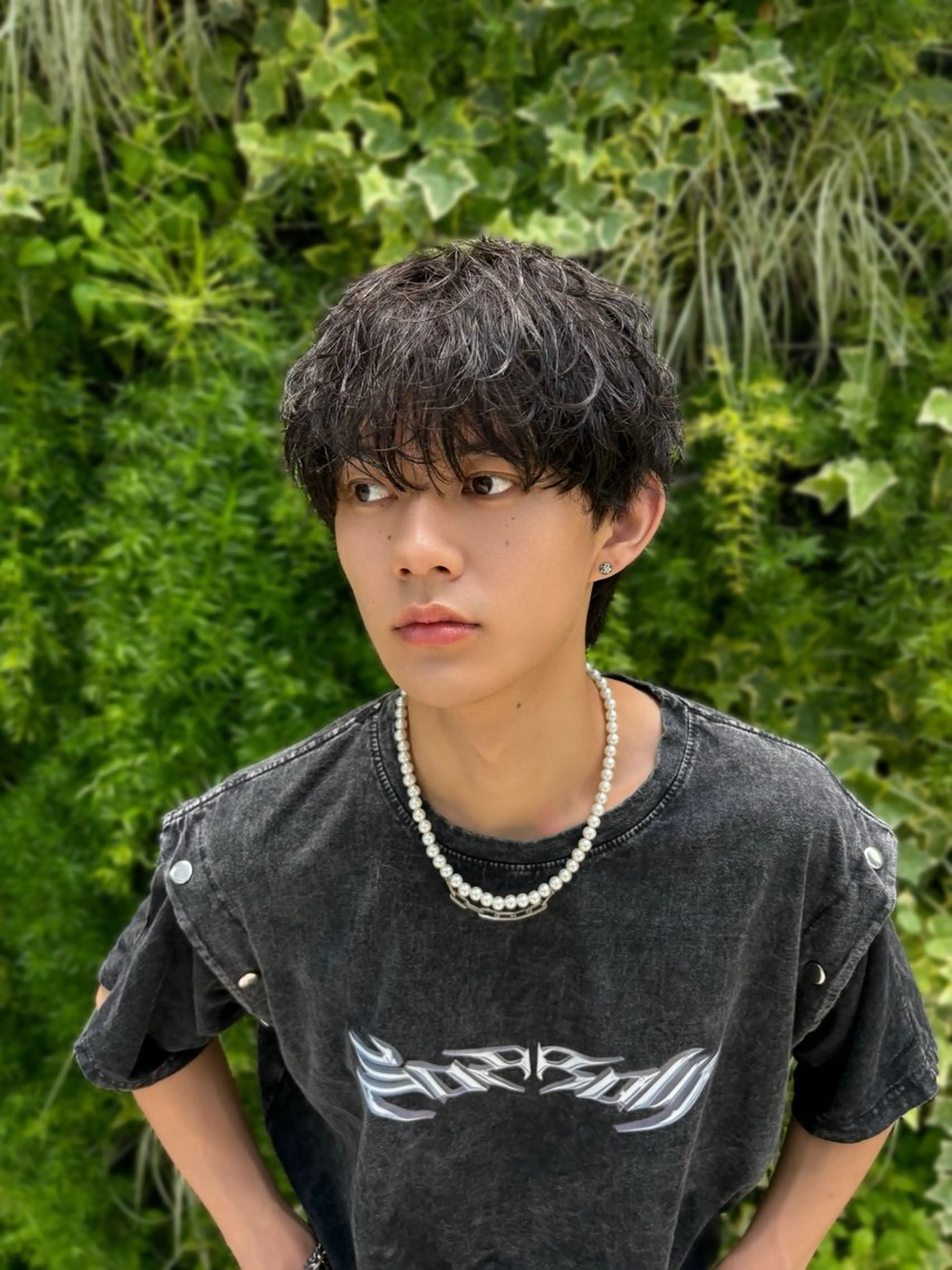 ショート カラー パーマ メンズ [渋谷美容師] 玲弥のヘアスタイル