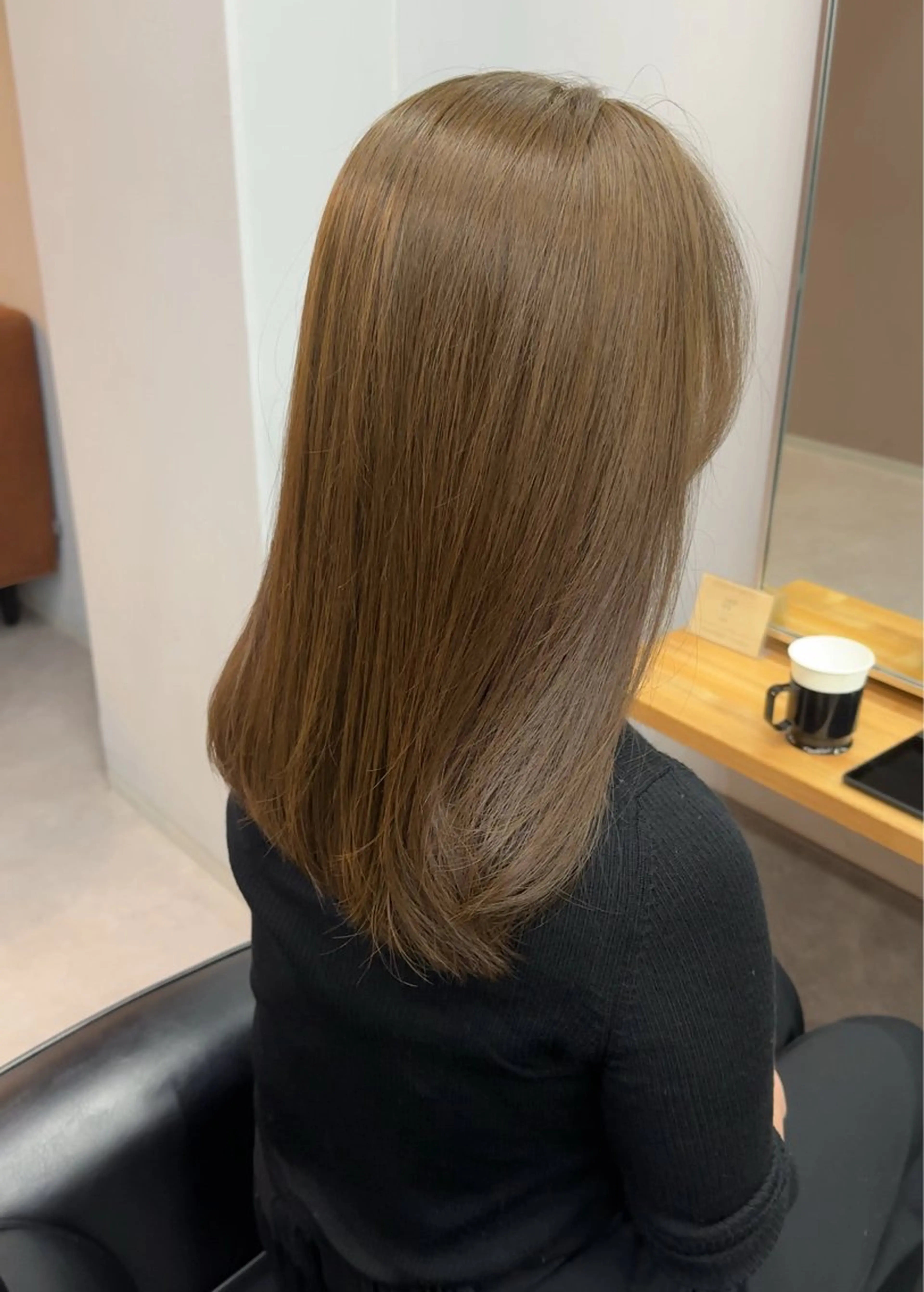 セミロング カット ヘアカラー Ruika/海外ヘア /レイヤーカットのヘアスタイル