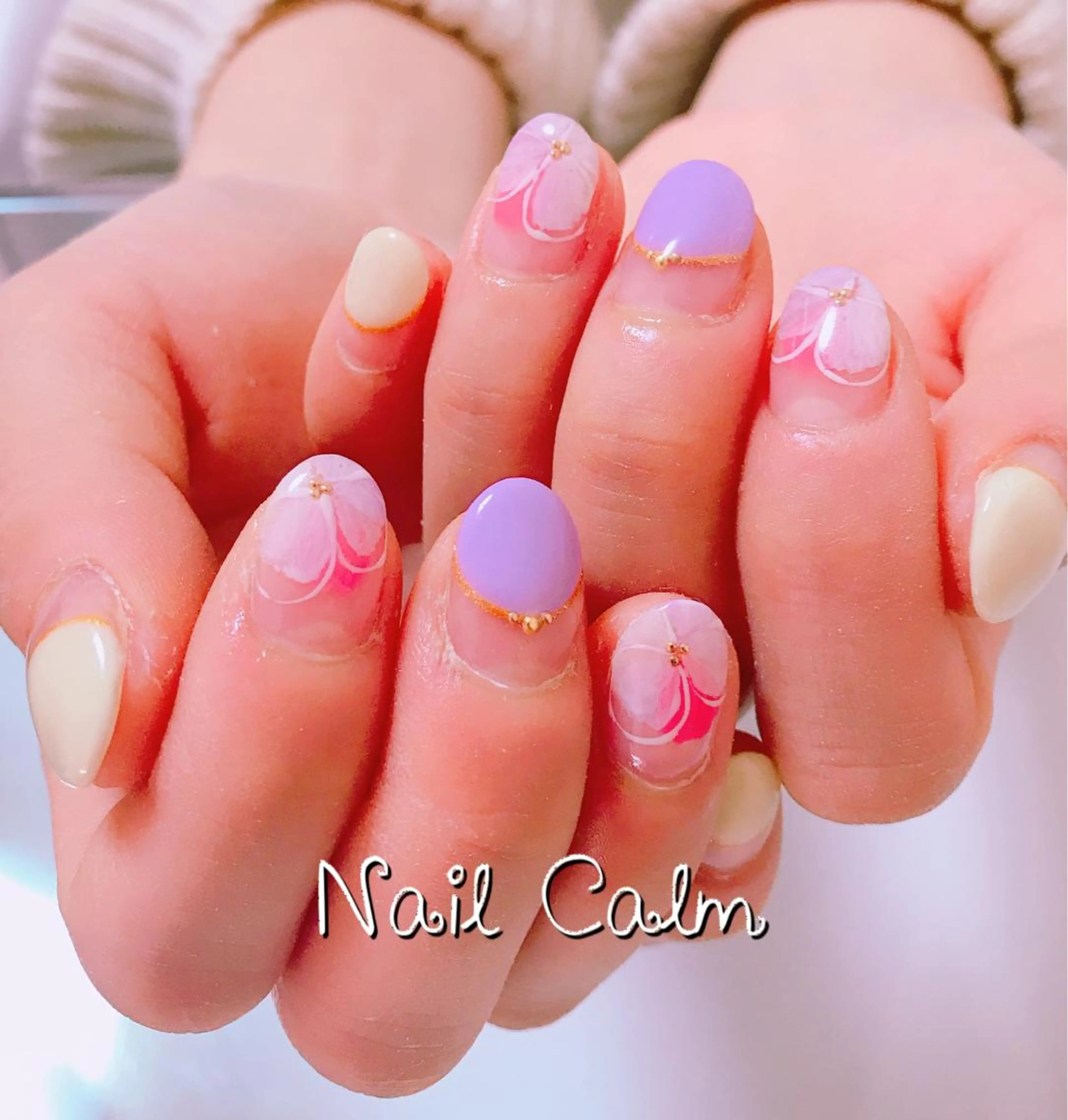ネイル アートネイル ハンドネイル Nail Calm所属・プライベートサロン Calmのネイルデザイン