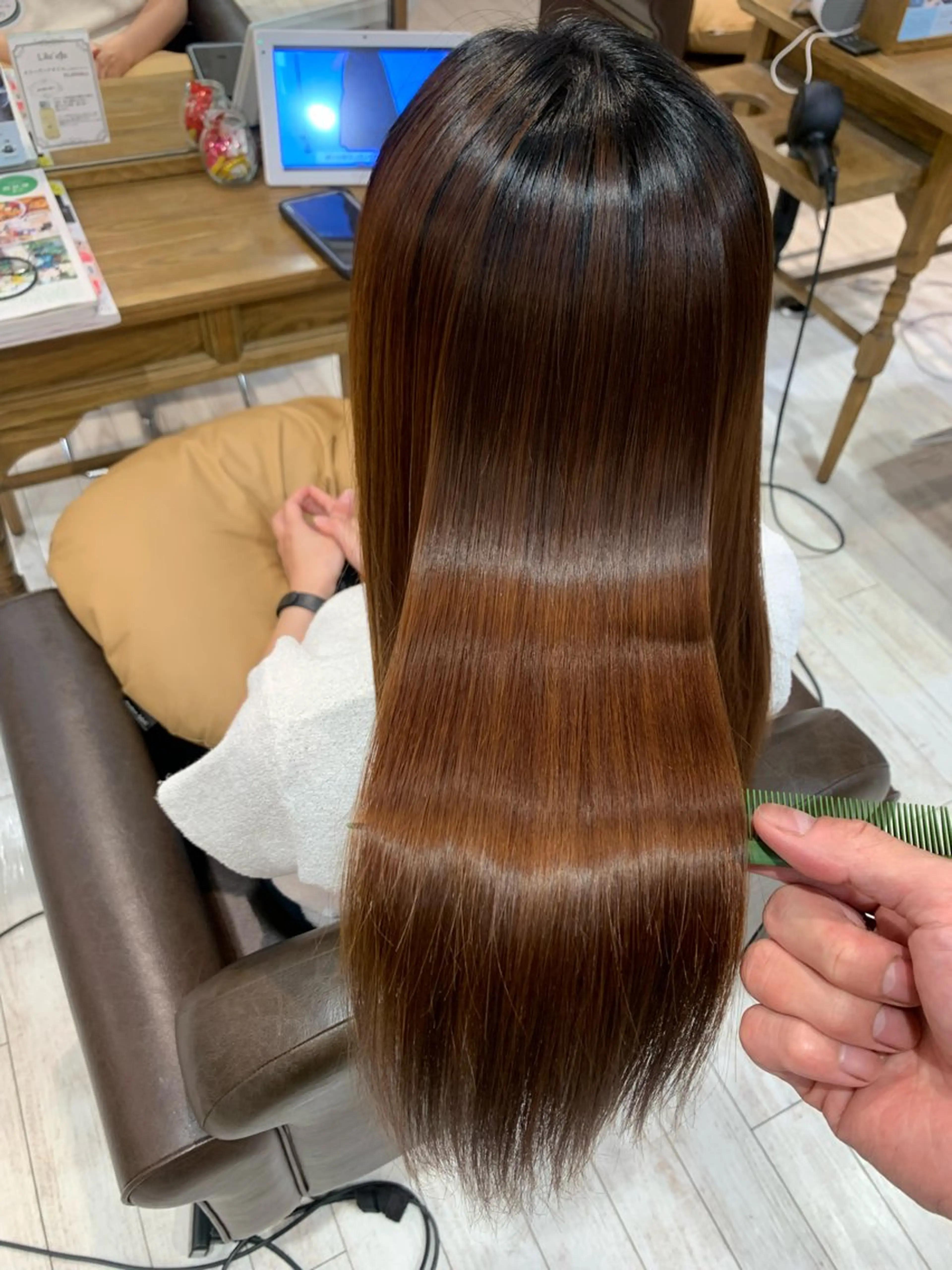 ロング 縮毛矯正/ショート/ レイヤー/畑中正敏のヘアスタイル