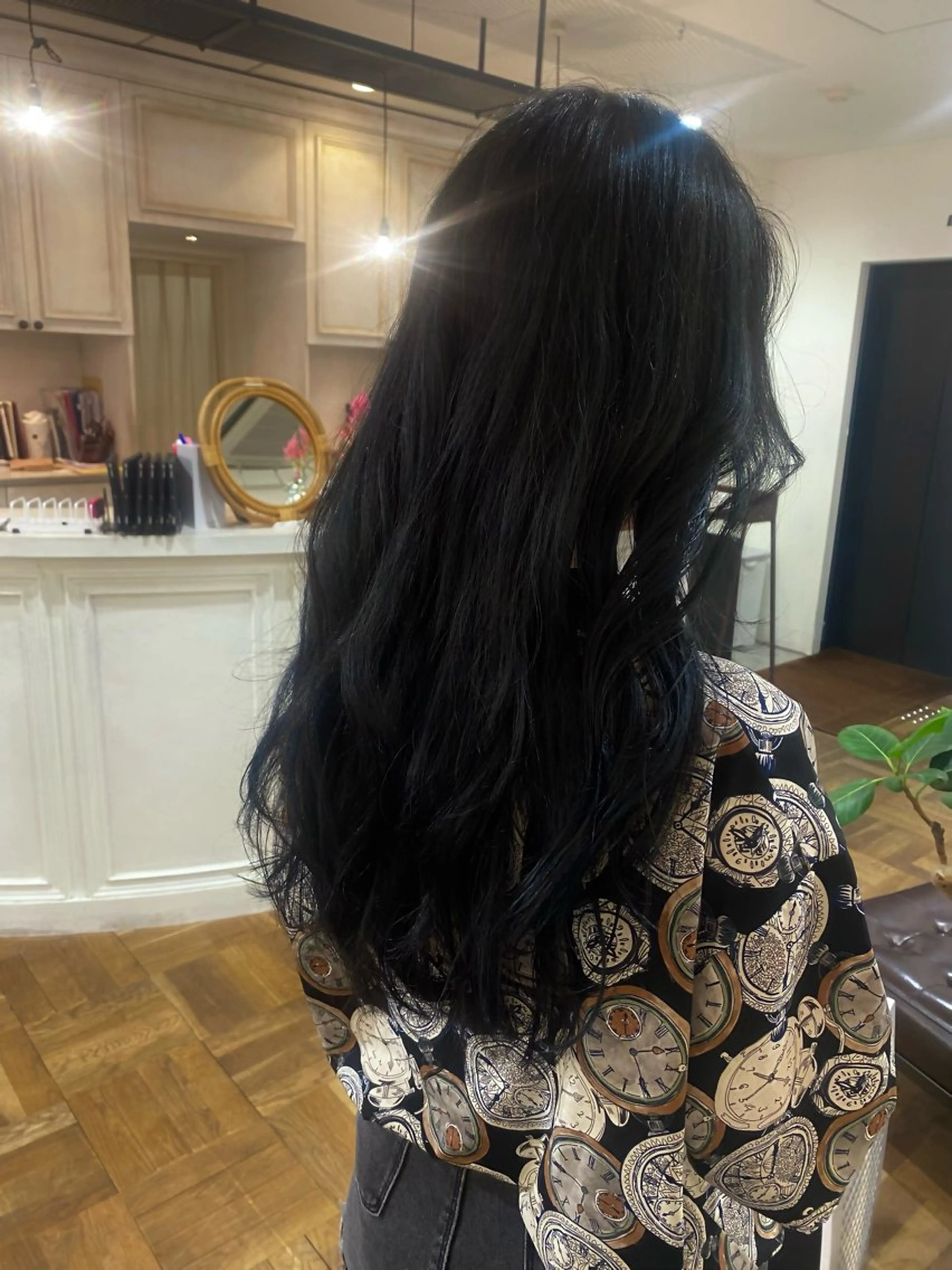 カラー 🖤海外風デザイン カラー🖤/りんのヘアスタイル