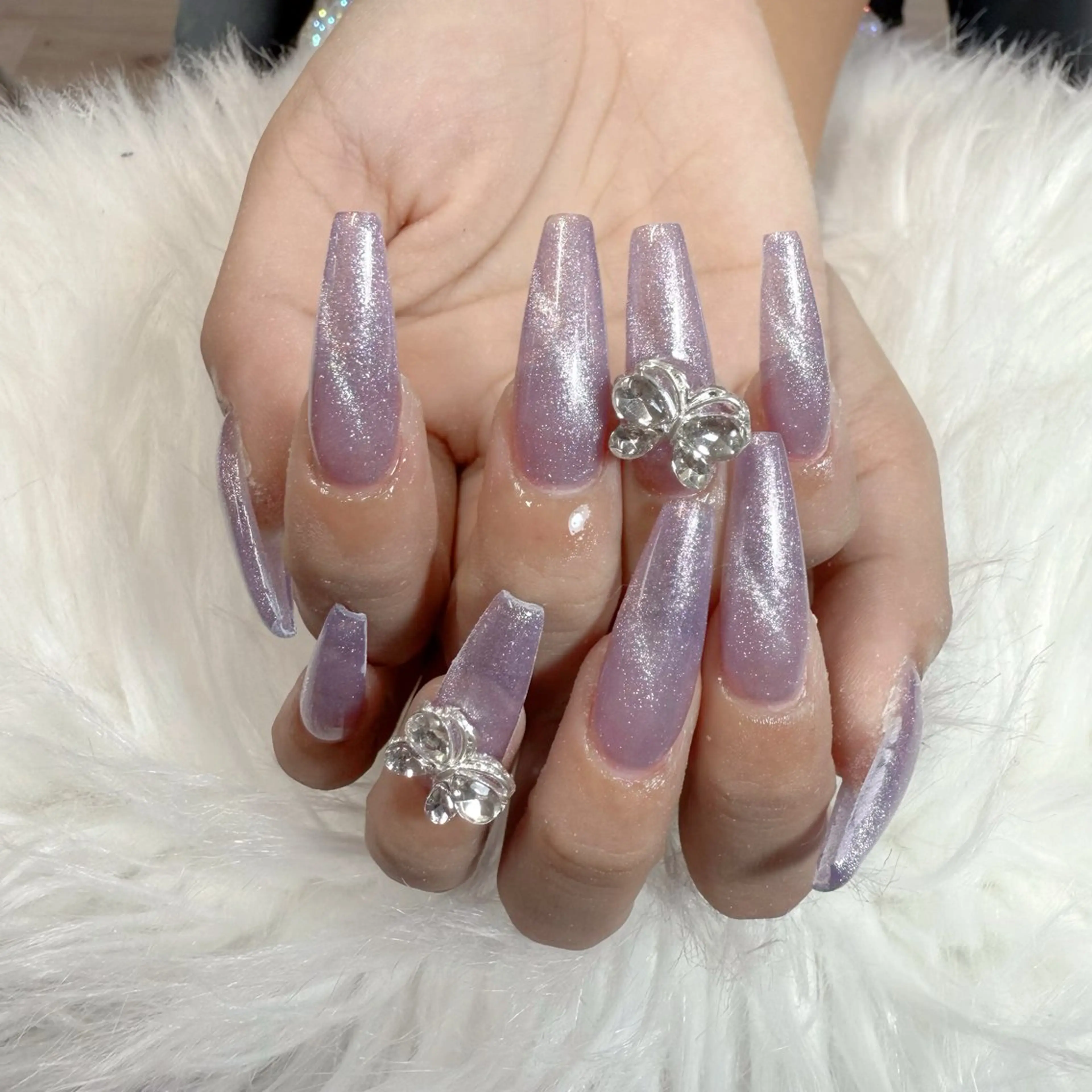 ネイル ハンドネイル 🎀nana🫧 ワンホンネイル🎀のネイルデザイン