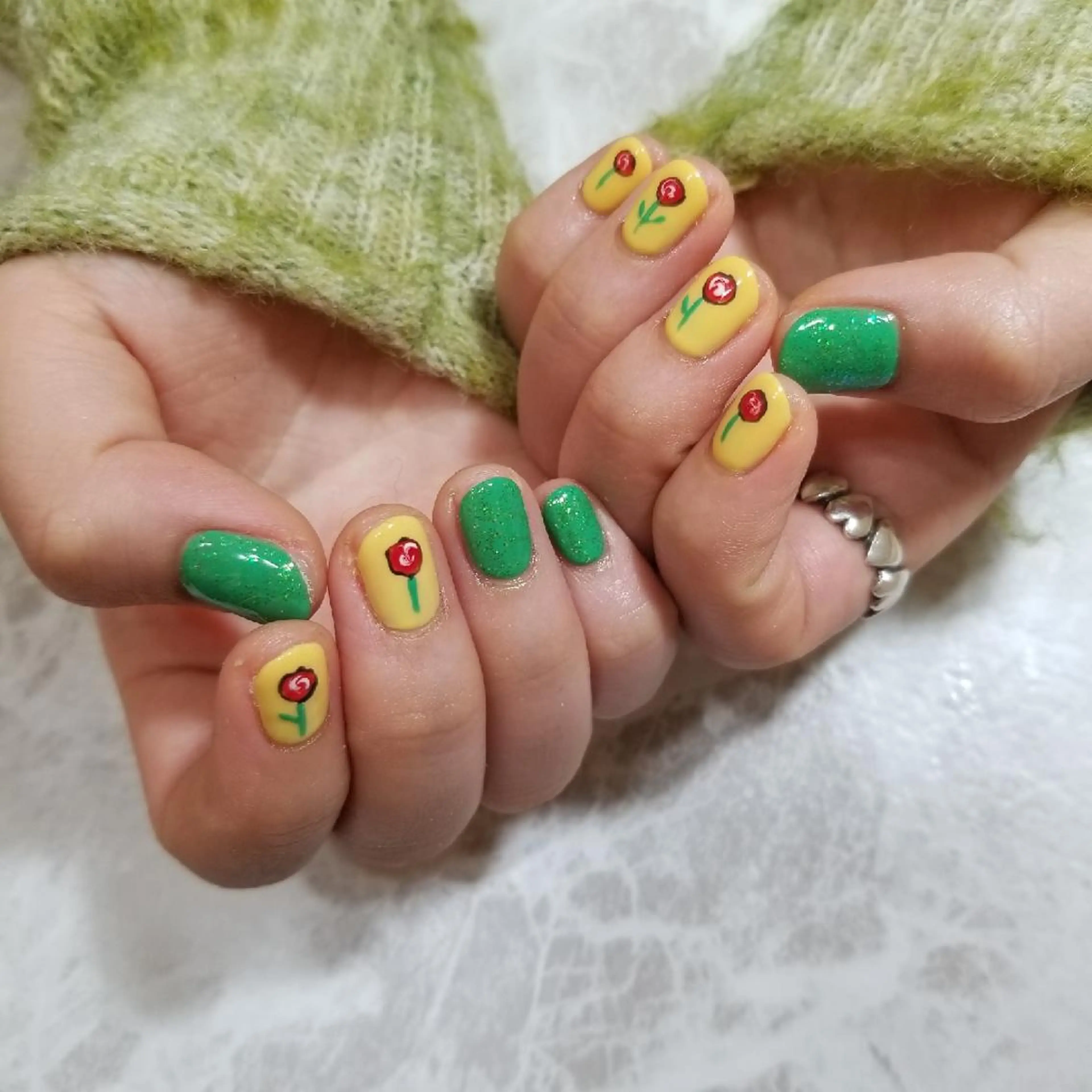 ネイル ハンドネイル nijiiro🌈 サトウのネイルデザイン