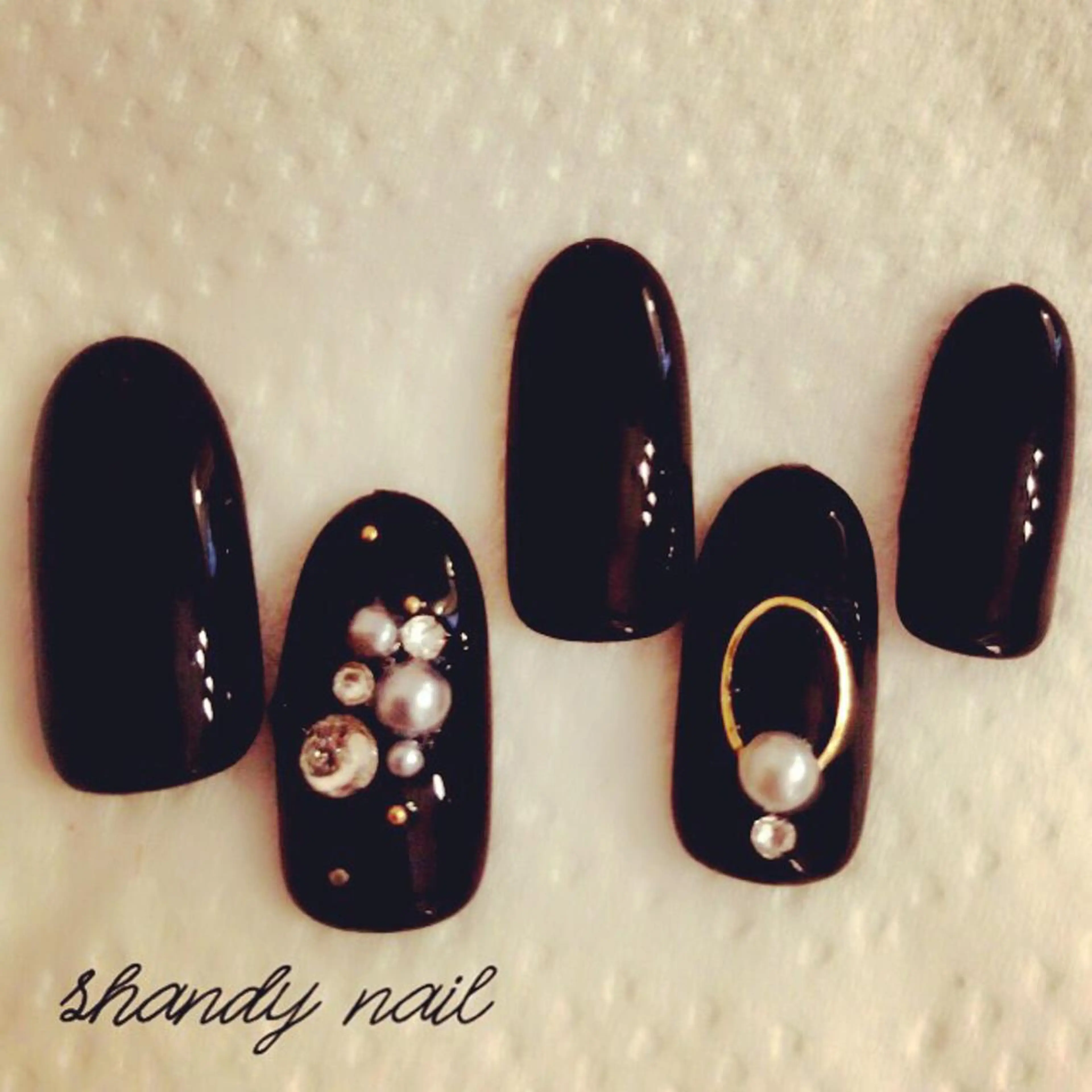 セミロング shandy nailのネイルデザイン