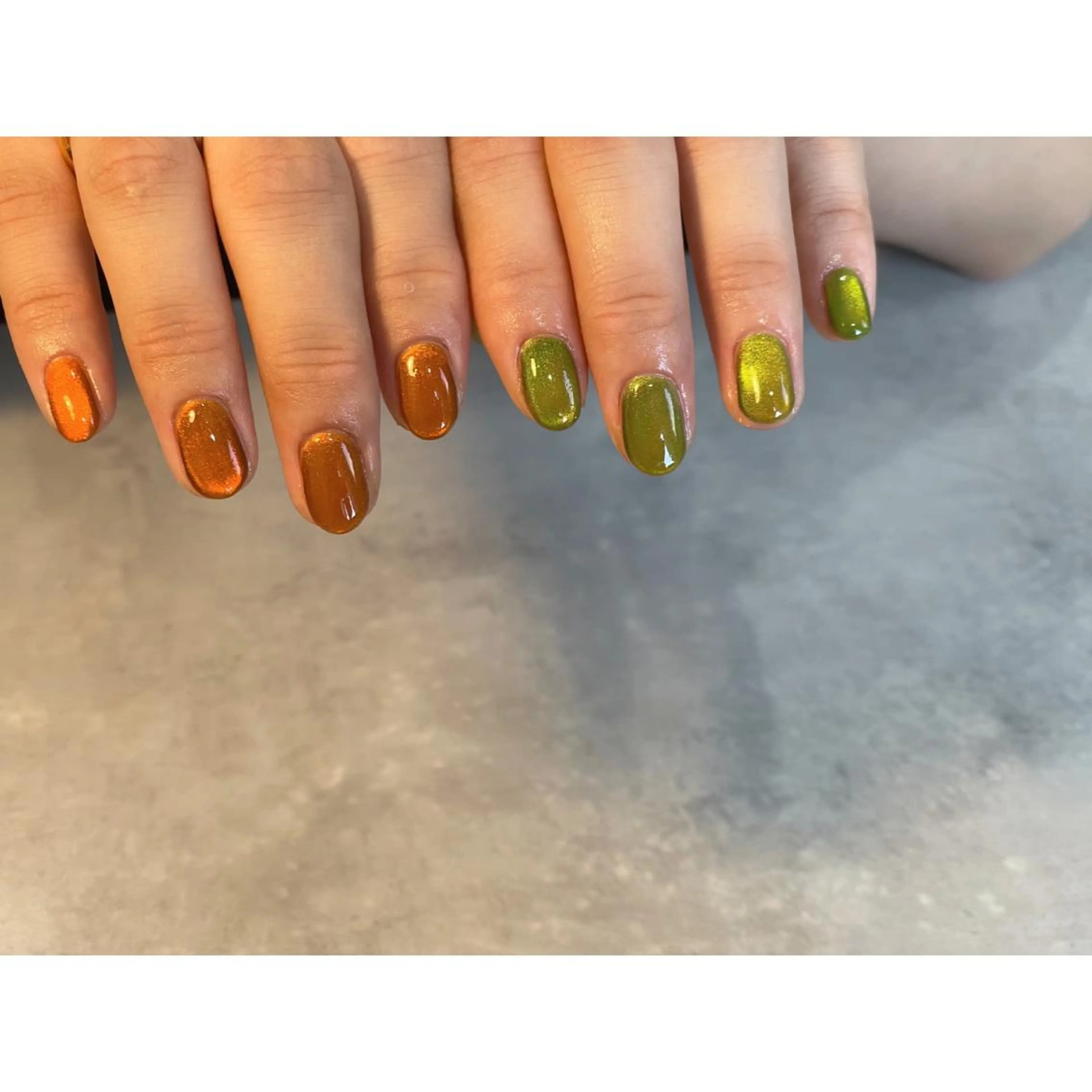 ネイル アートネイル マグネットネイル ミラーネイル ニュアンスネイル オフィスネイル lacier nailのネイルデザイン