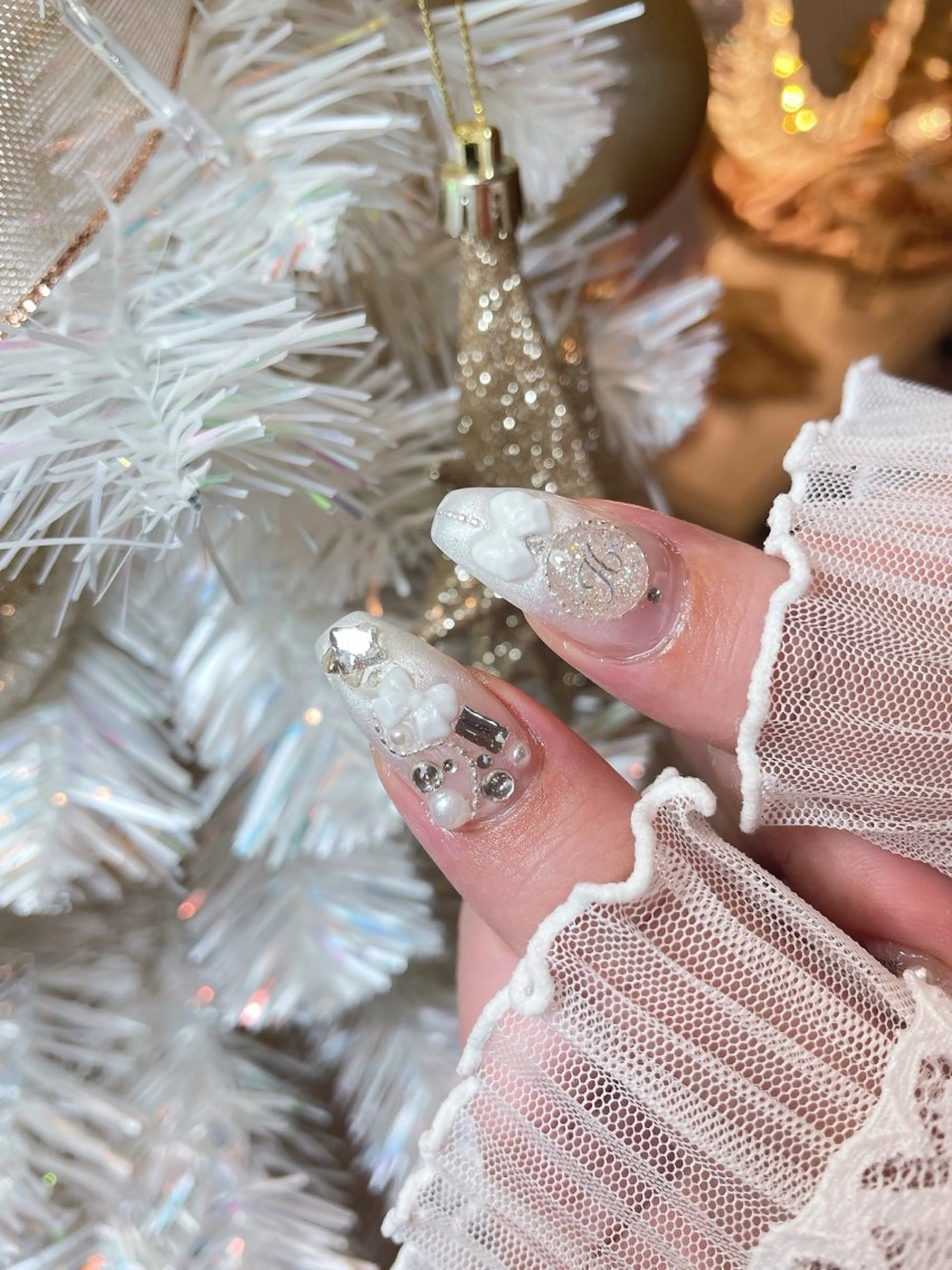 ネイル 23時まで❤︎韓国、 ワンホンネイルのネイルデザイン