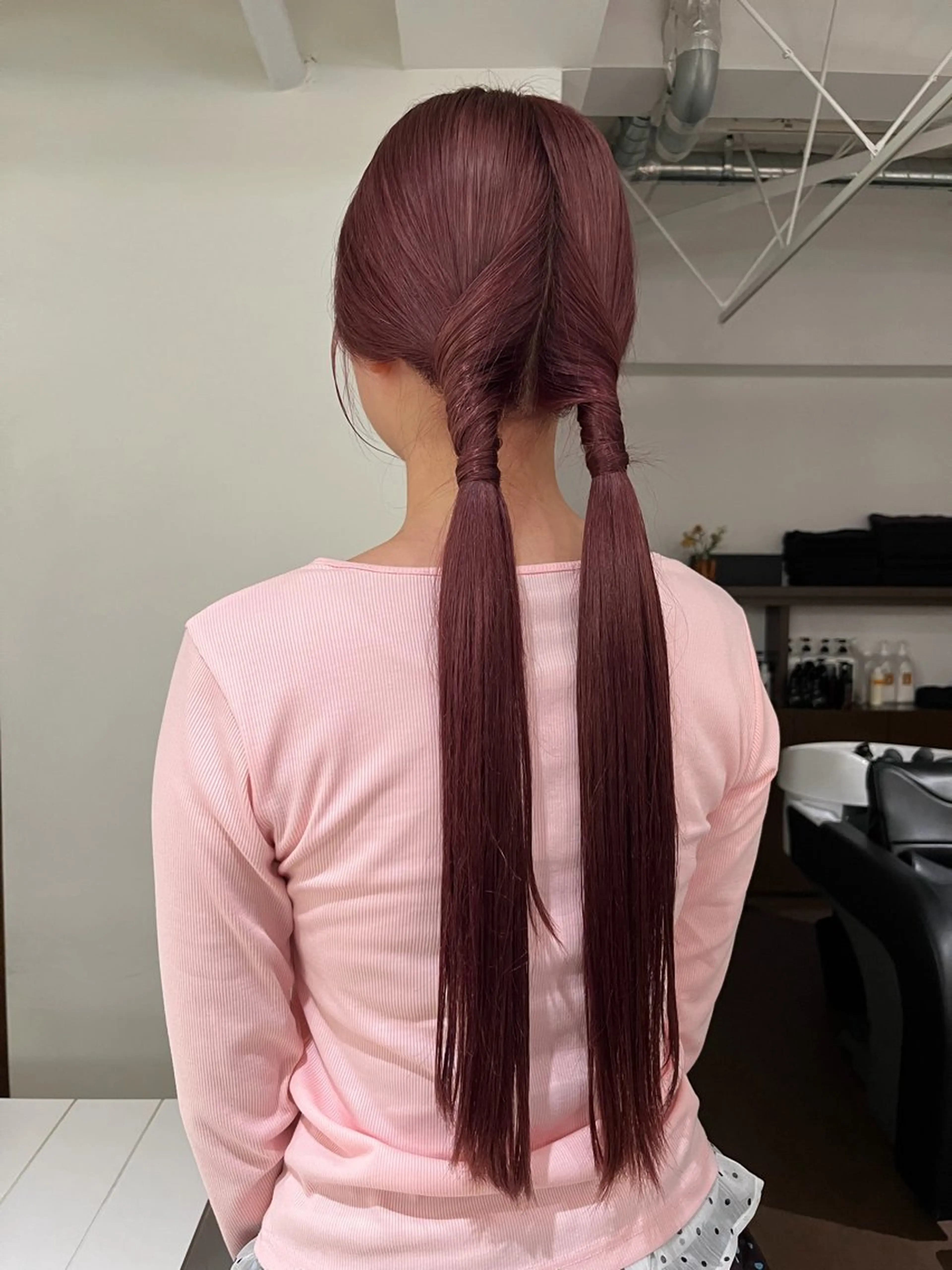 カラー ヘアカラー 熊谷 由貴のヘアスタイル