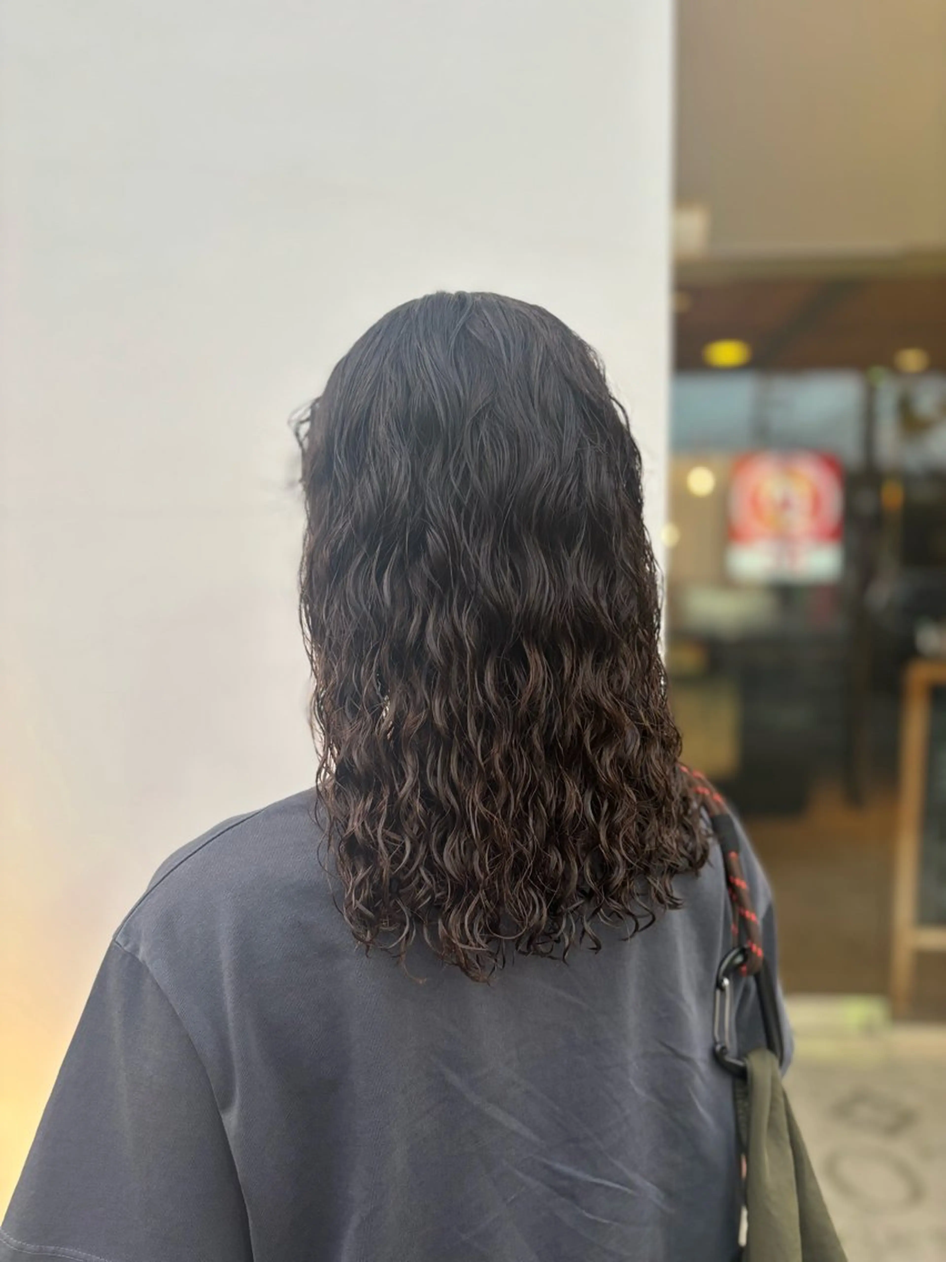 ミディアム パーマ ミディアムパーマ スパイラルパーマ パーマ 落海 風花のヘアスタイル