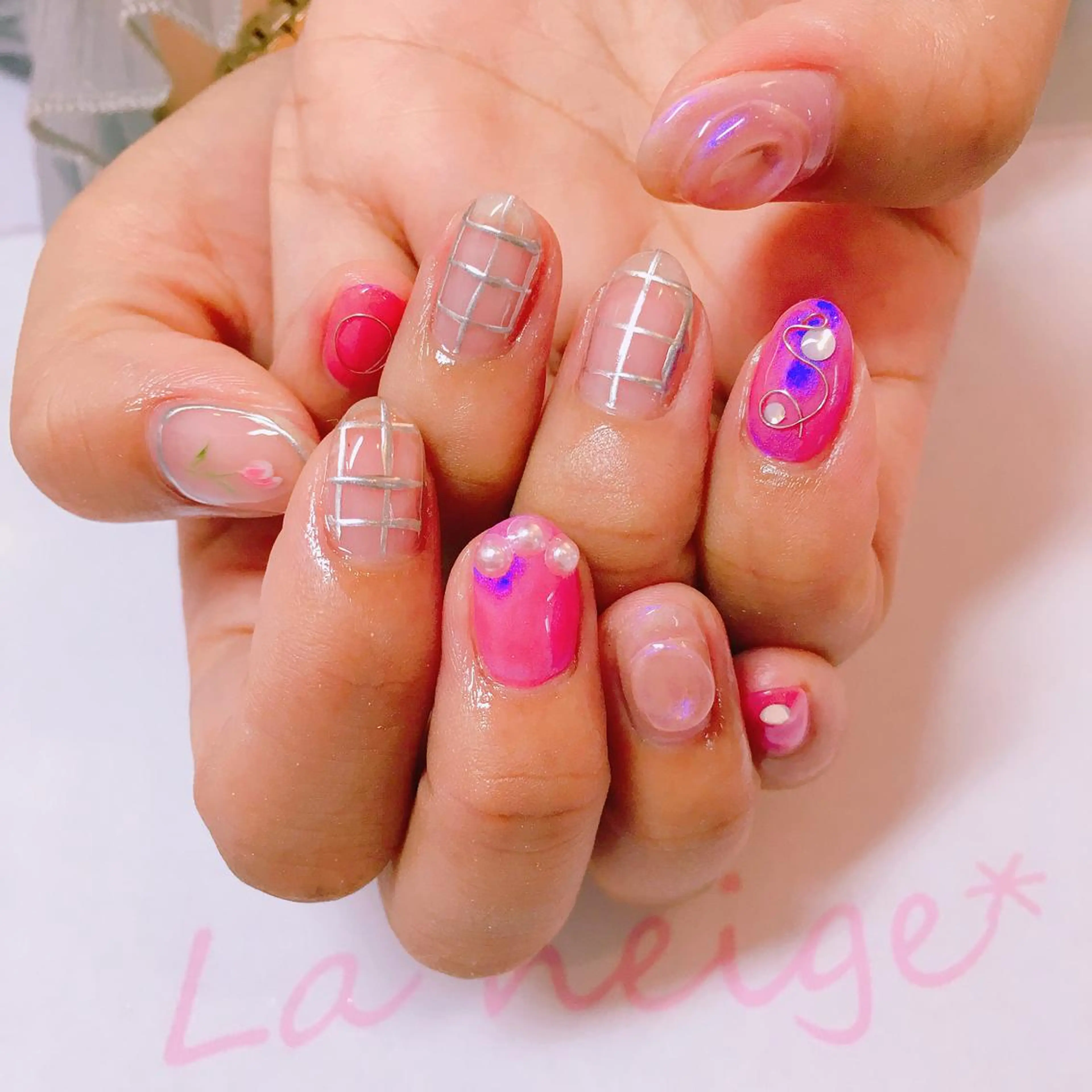 ネイル La neige* yuki 🐩🌙のネイルデザイン