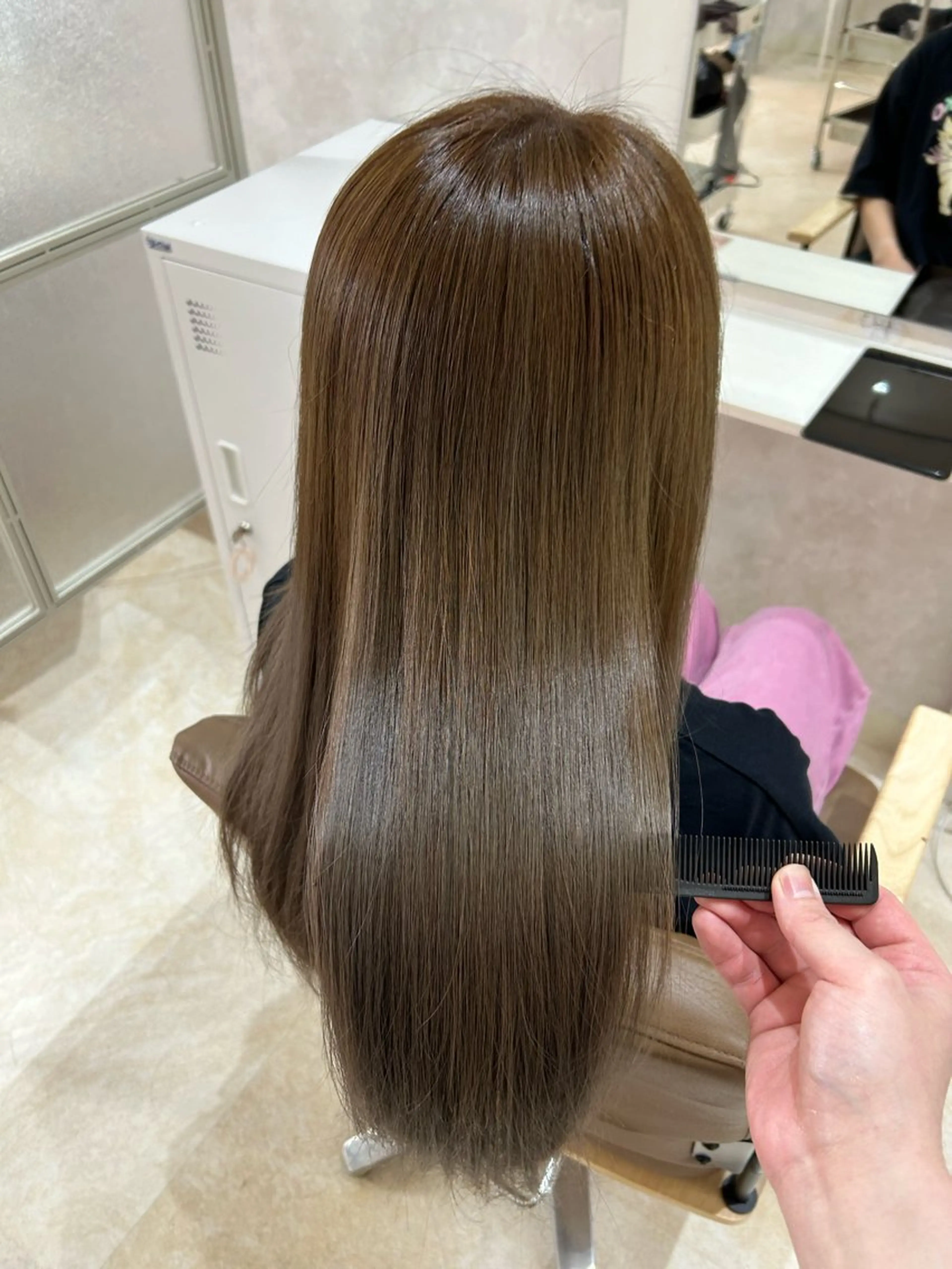 セミロング カラー ヘアカラー トリートメント ヘアセット 💙まこと💙艶 カラー(Rico)のヘアスタイル