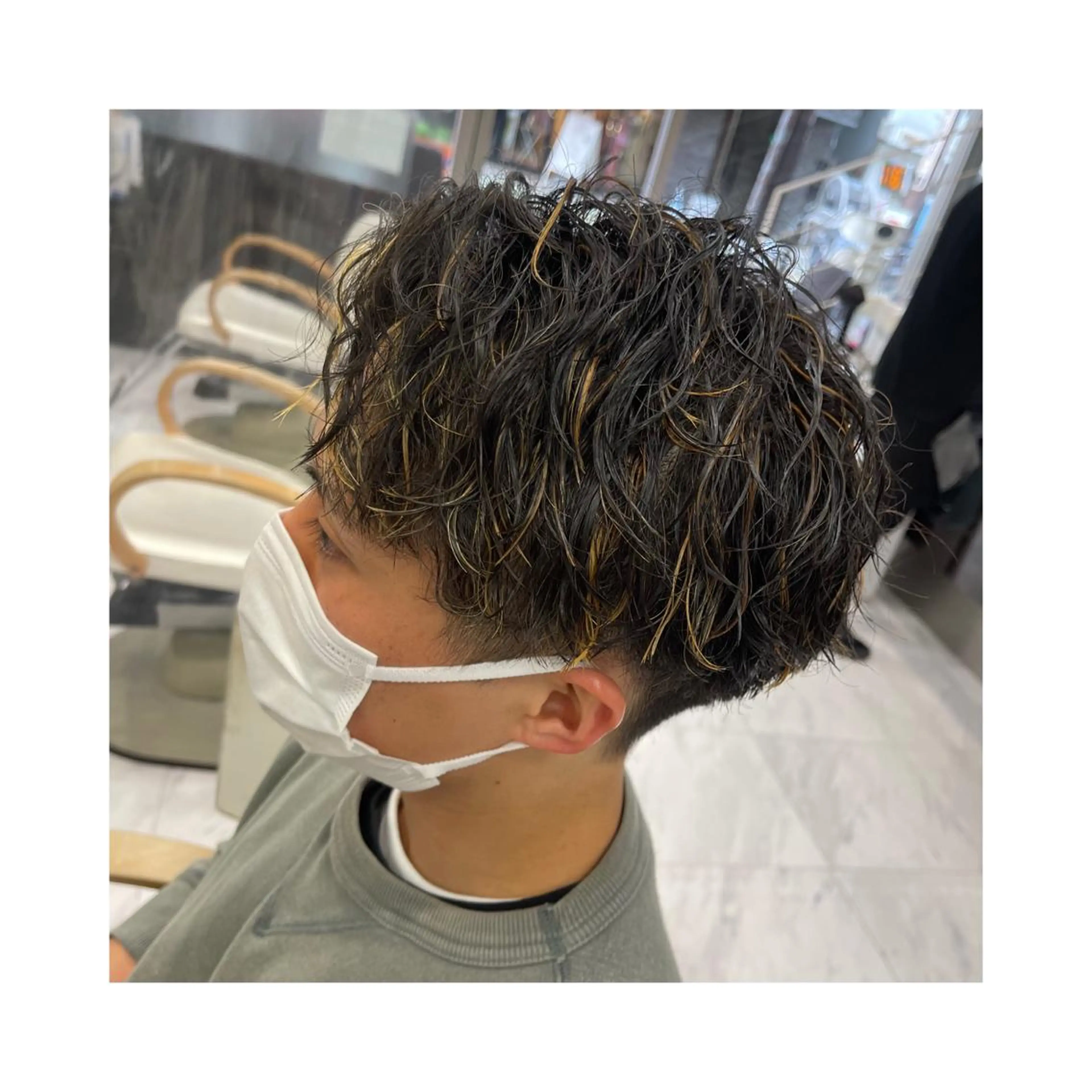 ショート カラー パーマ メンズ ✨メンズ支持率no1 野上✨のヘアスタイル