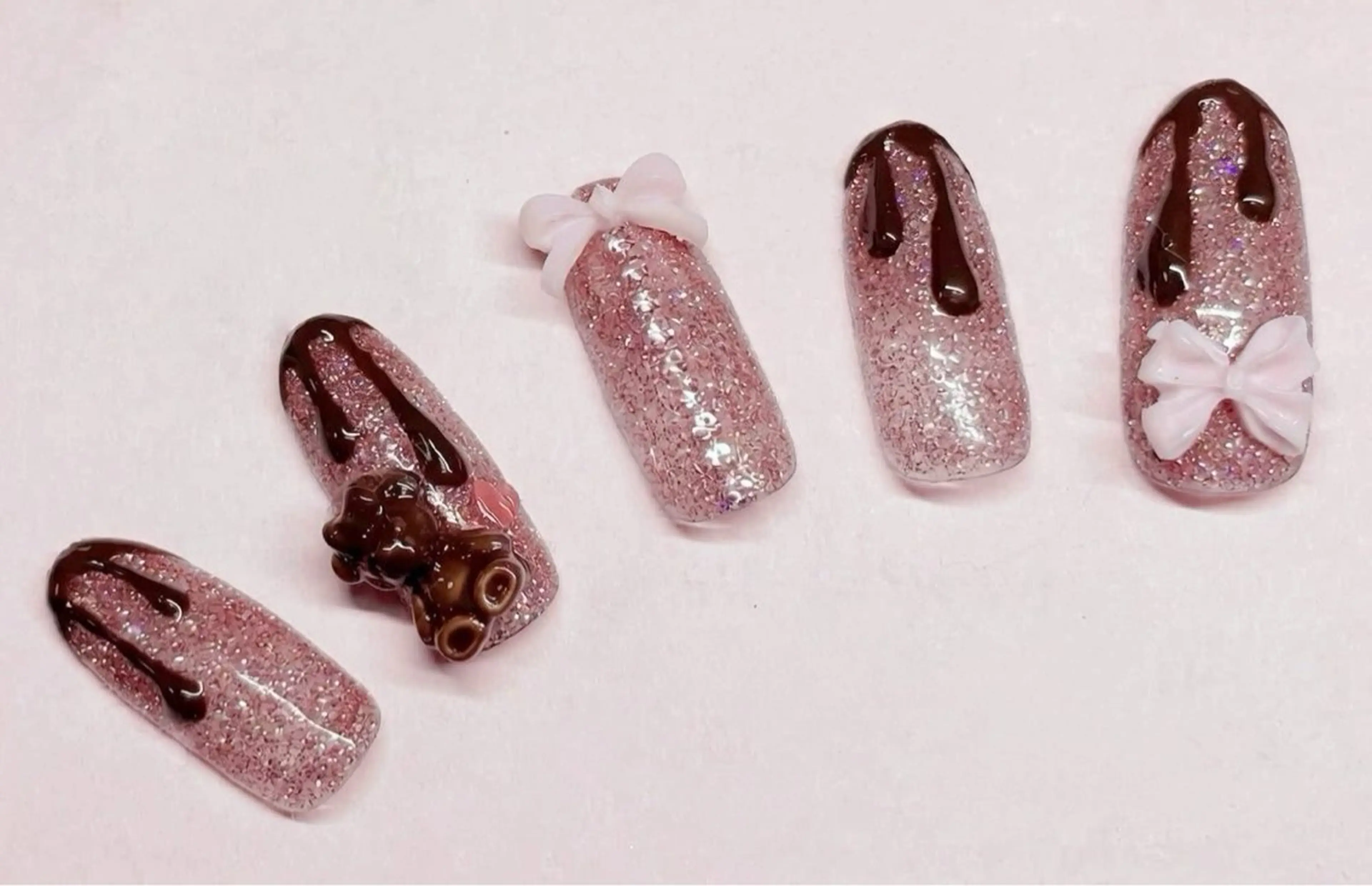 ネイル バレンタイン ハンドネイル paljon めい 静岡市のネイルデザイン