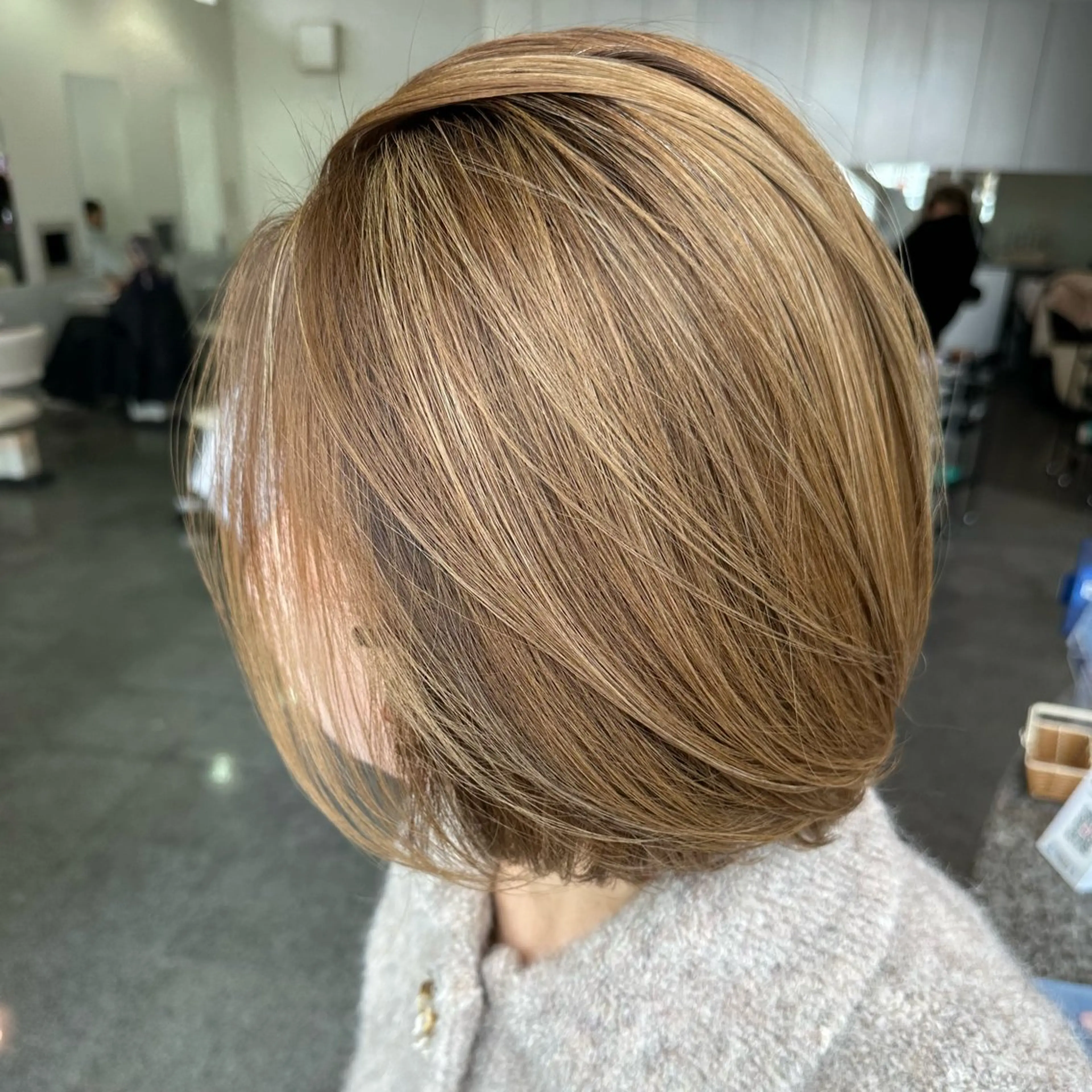カラー ヘアカラー 町田 里奈のヘアスタイル