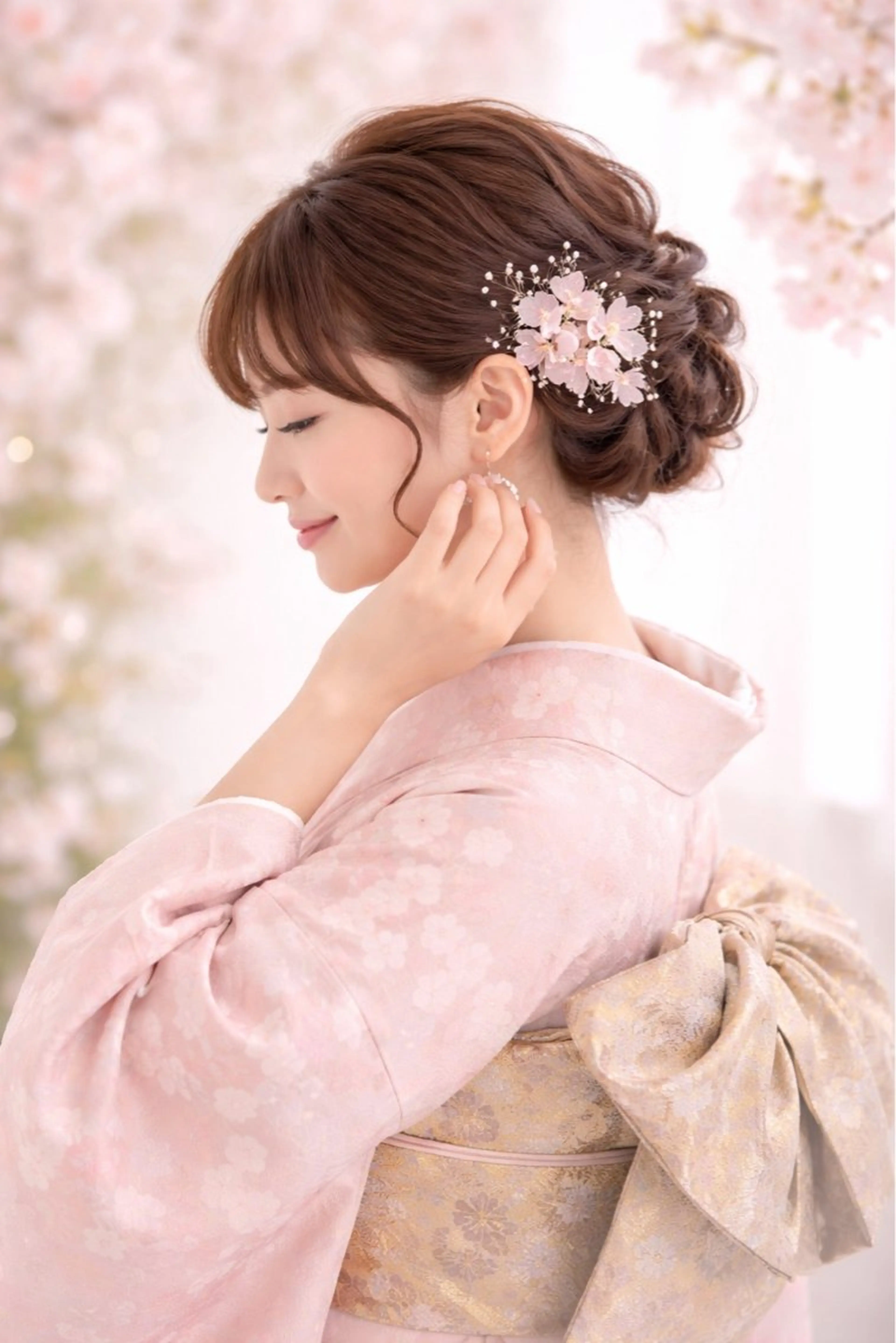 ヘアアレンジ ビーアトリエ目黒所属・ヘアセット着付け目黒 駅すぐ　松永香代子のヘアスタイル