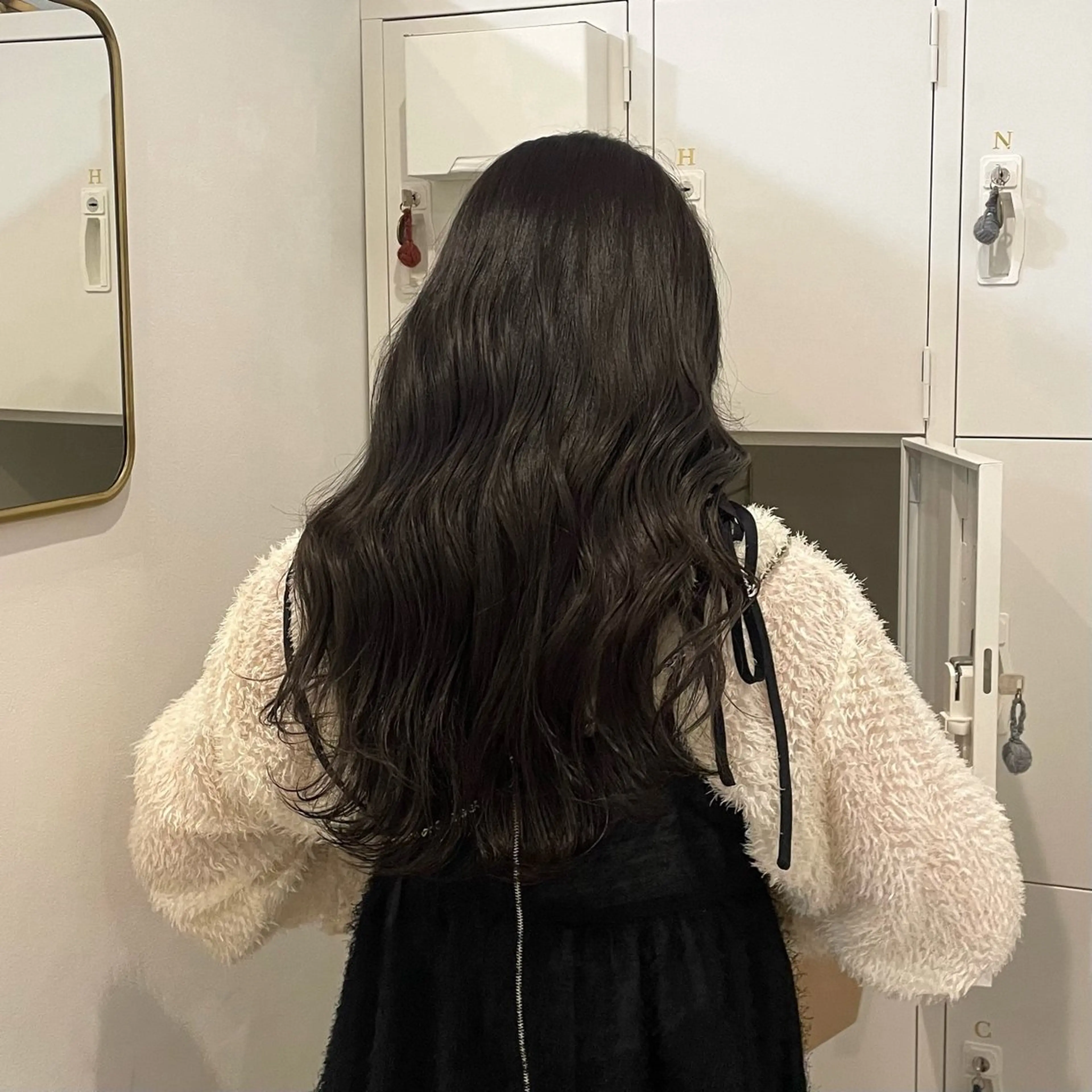 ロング カラー 透明感カラー canon/レイヤー /透明感カラーのヘアスタイル