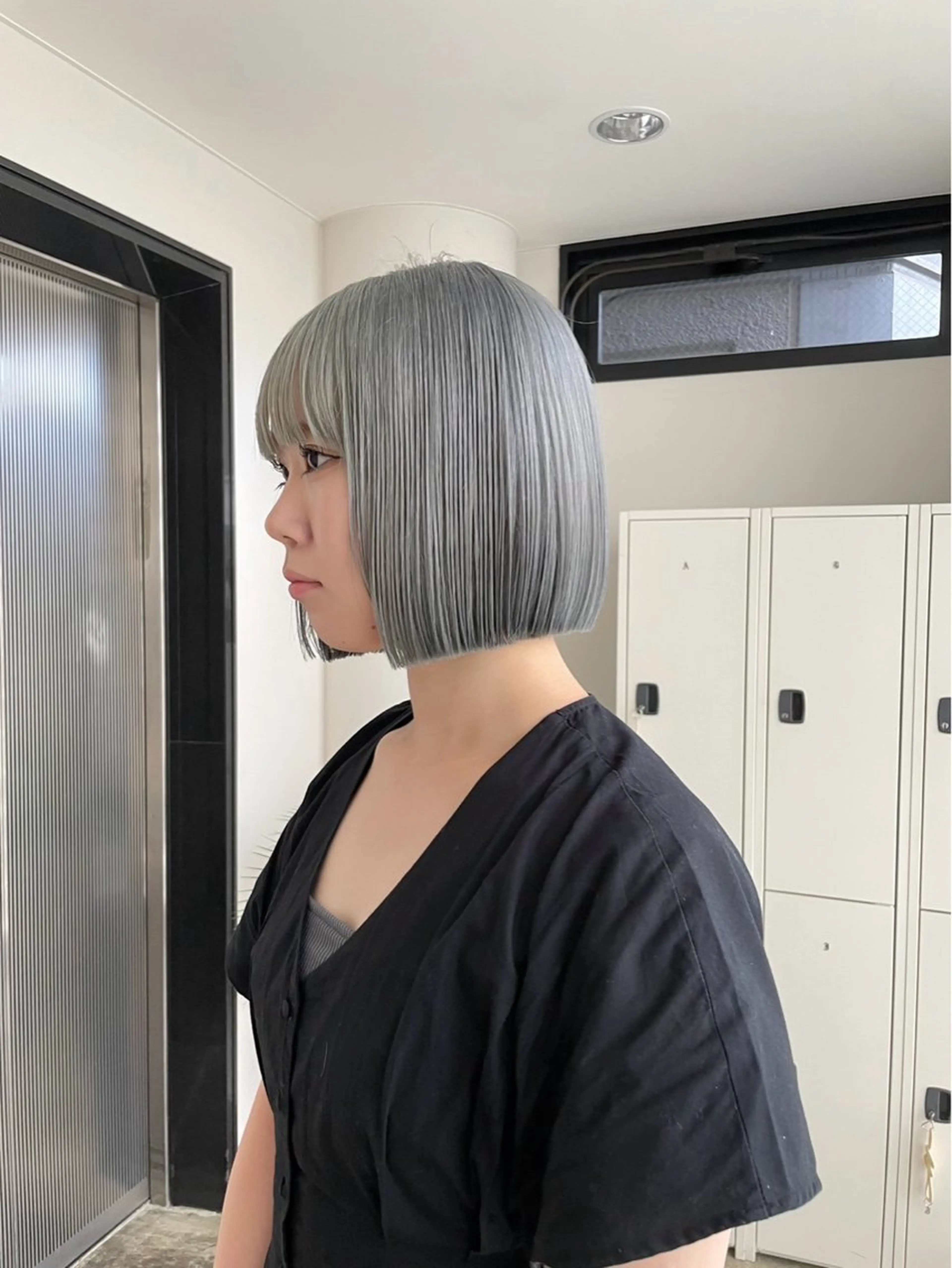 ショート 𝒀𝒖𝒊𝒏𝒂 梅田/透明感カラーのヘアスタイル