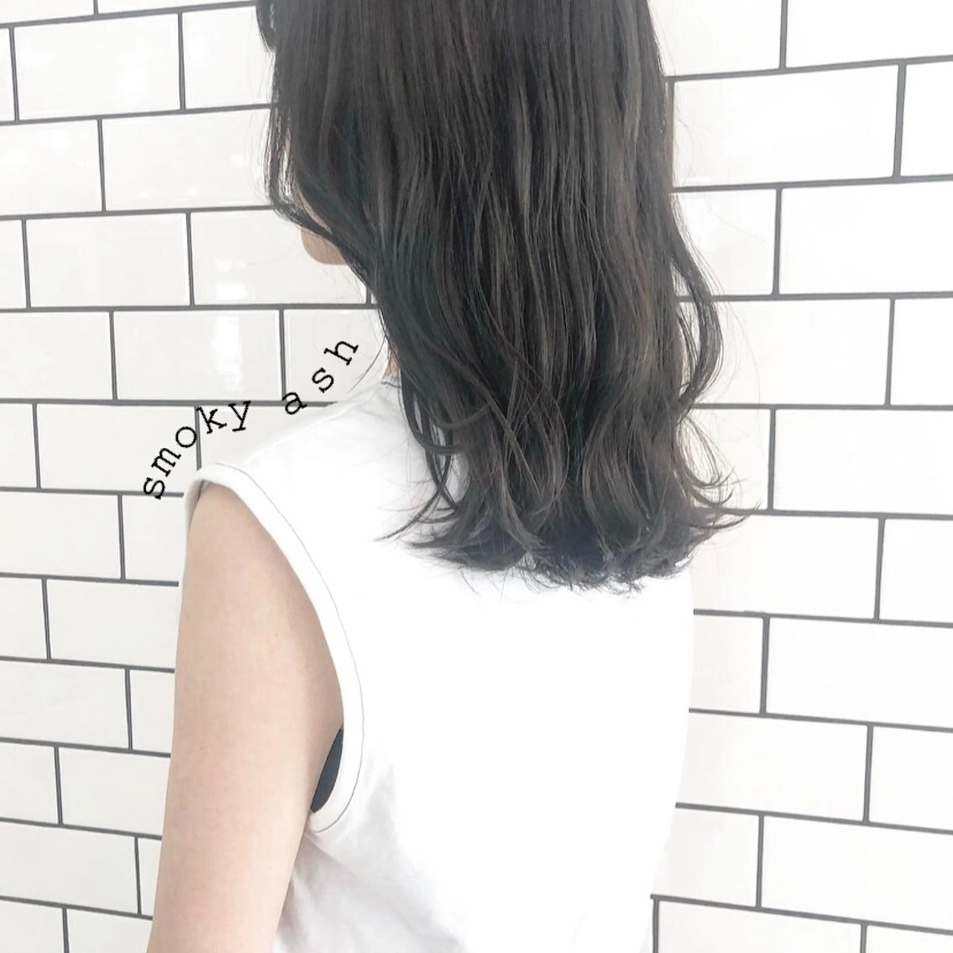 ミディアム カラー お洒落パーマ/ 艶カラー/michiのヘアスタイル