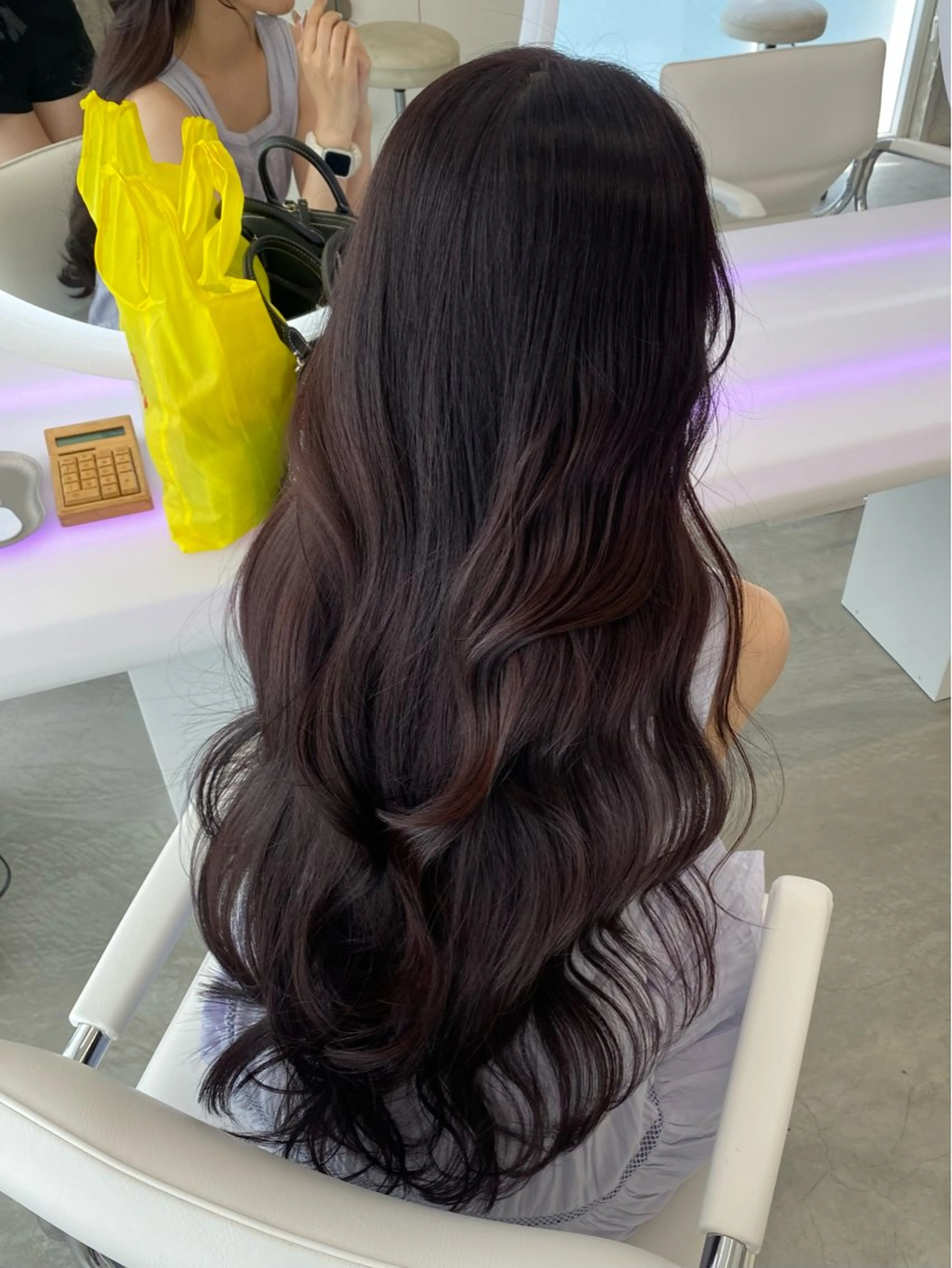 セミロング カット ヘアカラー トリートメント 韓国レイヤー/透明感 カラー🦋mioのヘアスタイル