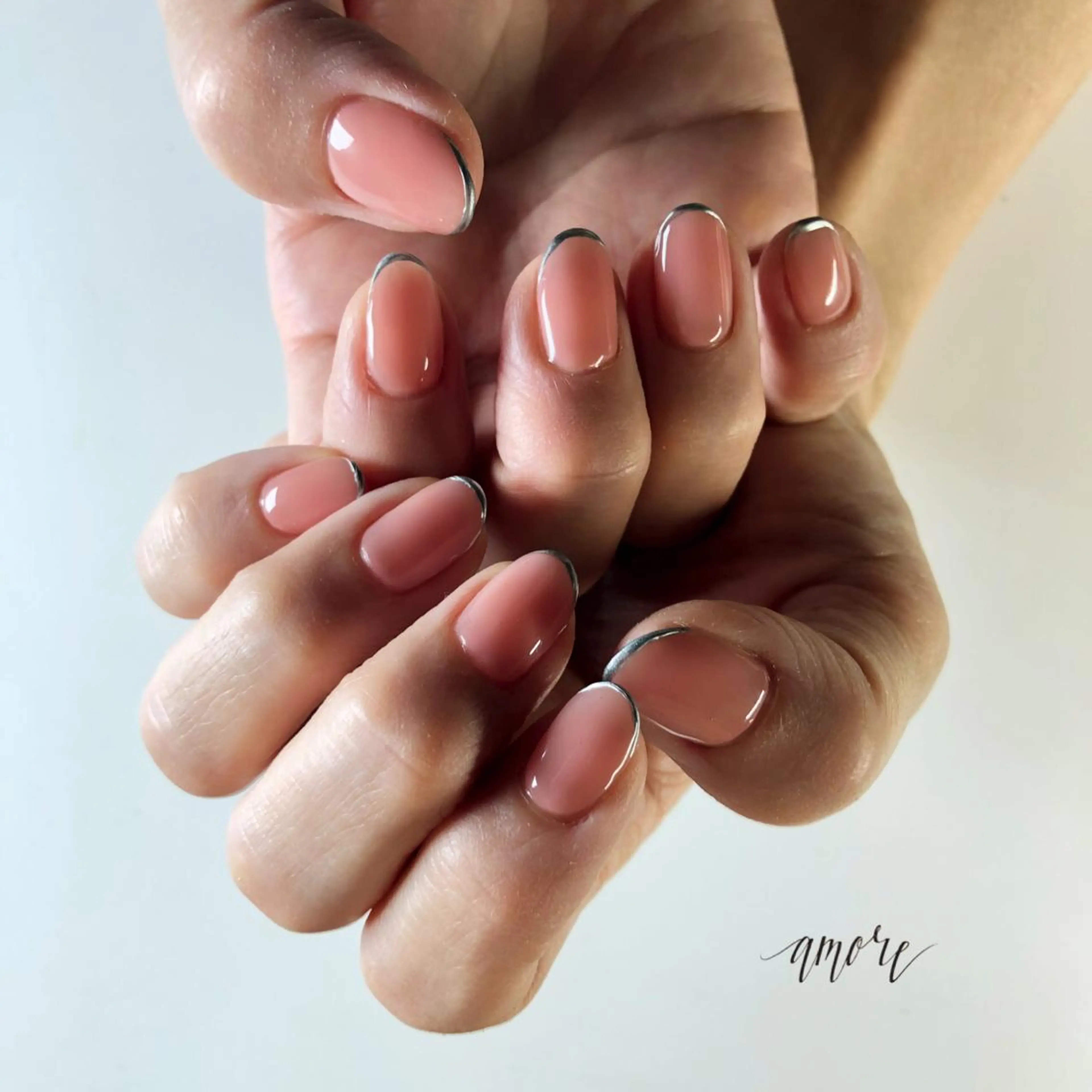 ネイル フレンチネイル ジェルネイル ニュアンスネイル 春ネイル You kyehwaのネイルデザイン