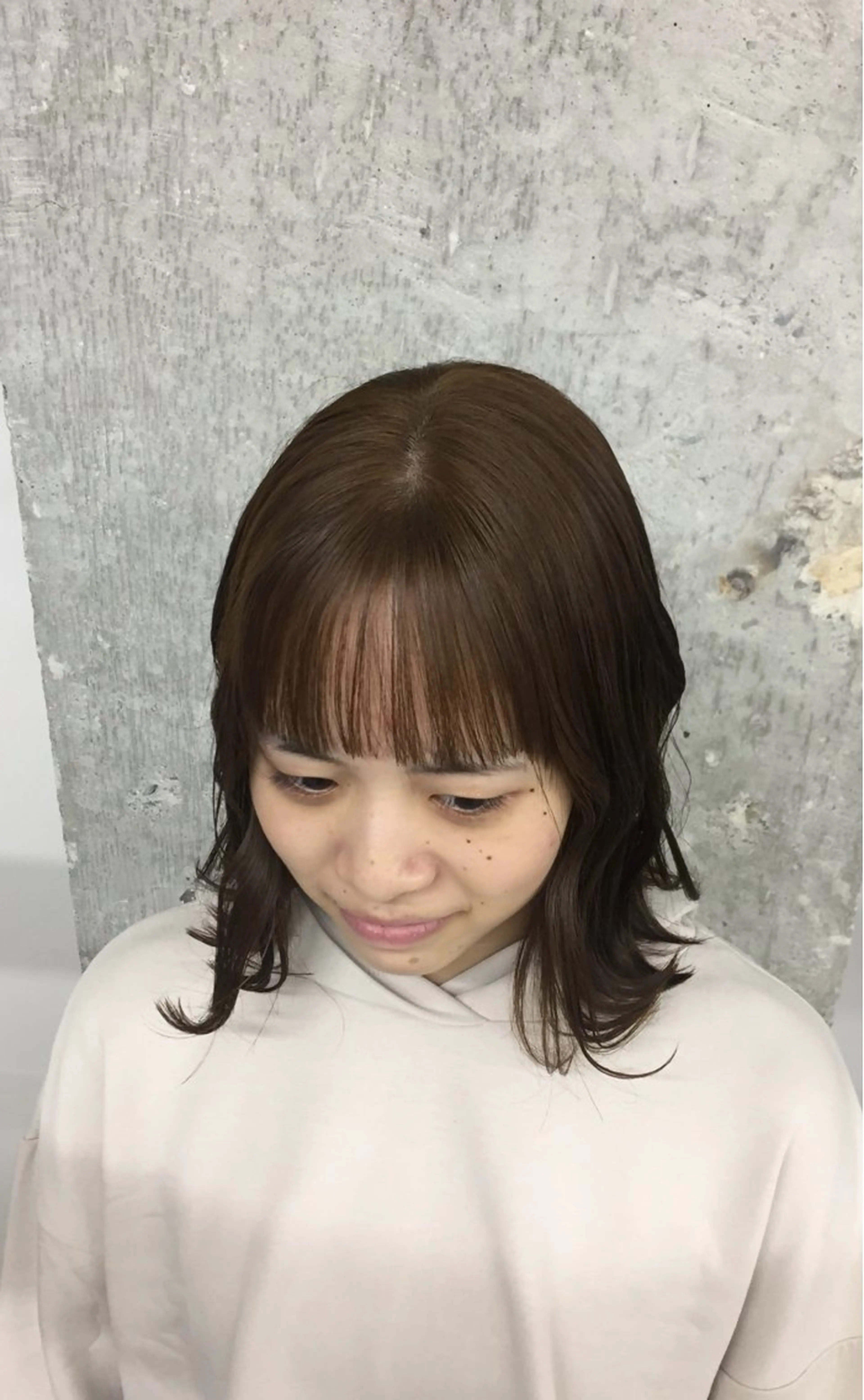 ミディアム ヘアカラー tenn所属・小長谷 夕菜のヘアスタイル
