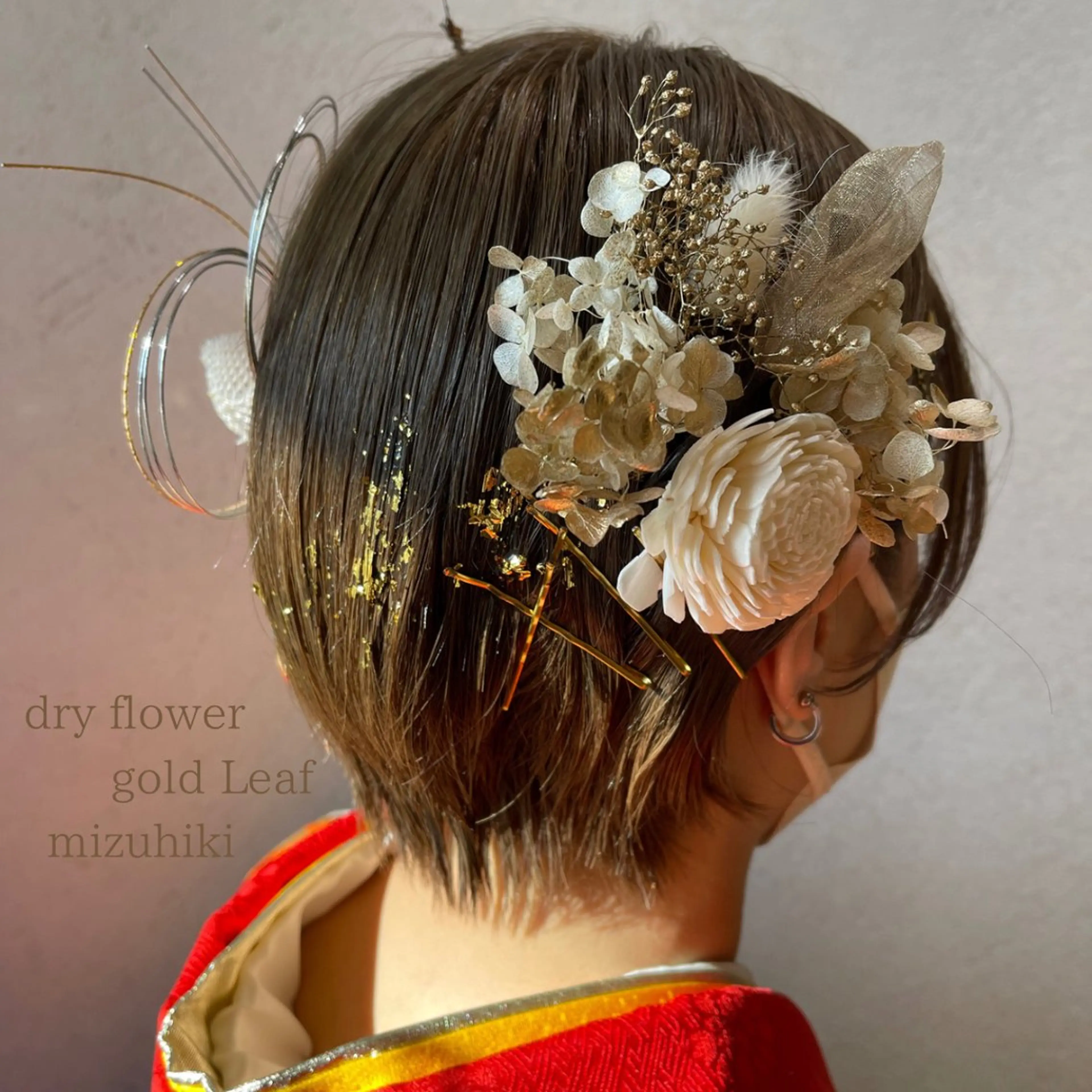 ショート ヘアアレンジ 結婚式・ブライダル デート 卒業式のヘアスタイル charm《銀座》 ヘアセット/縮毛矯正のヘアスタイル