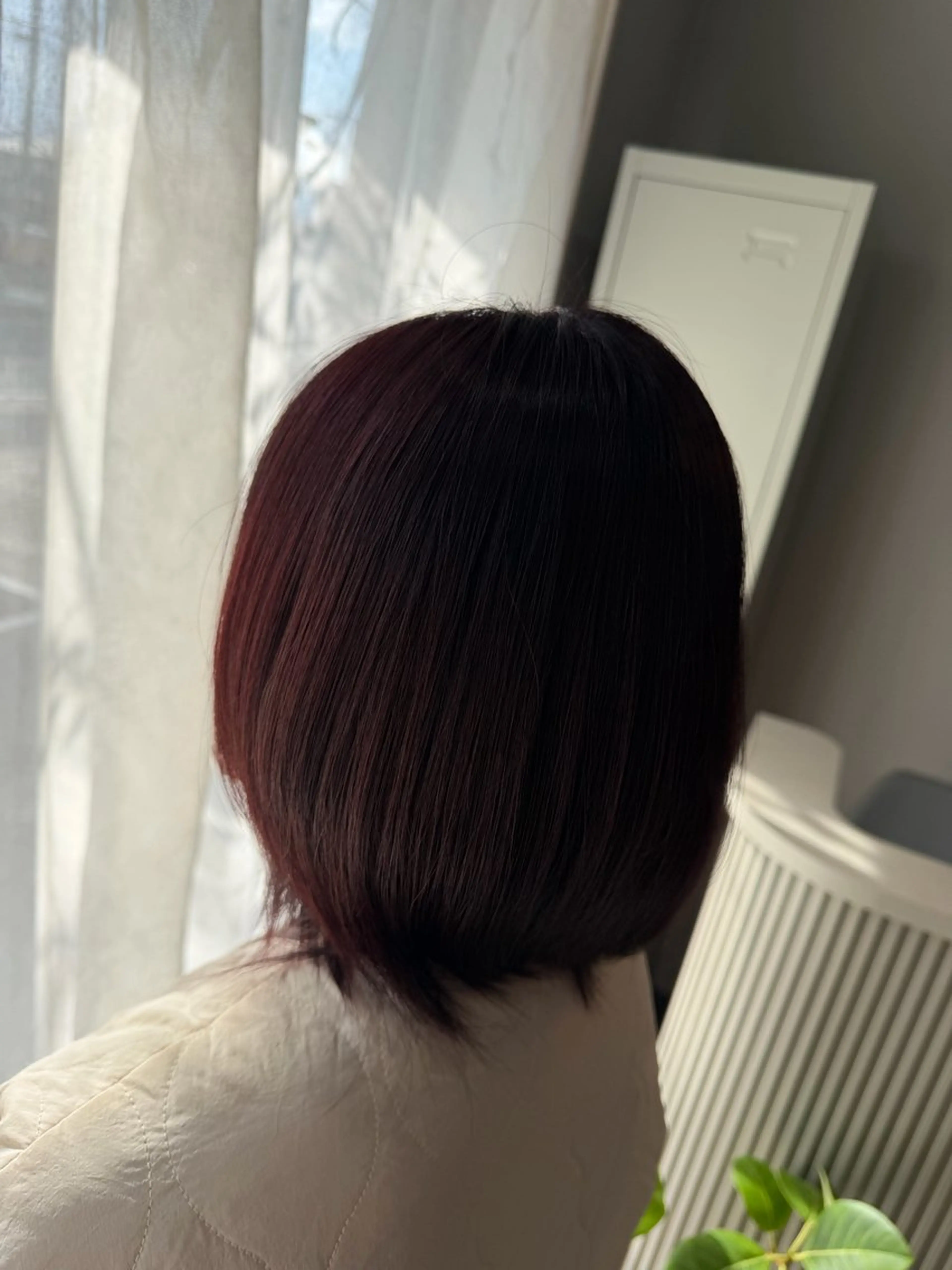 ミディアム カラー glac 當田のヘアスタイル