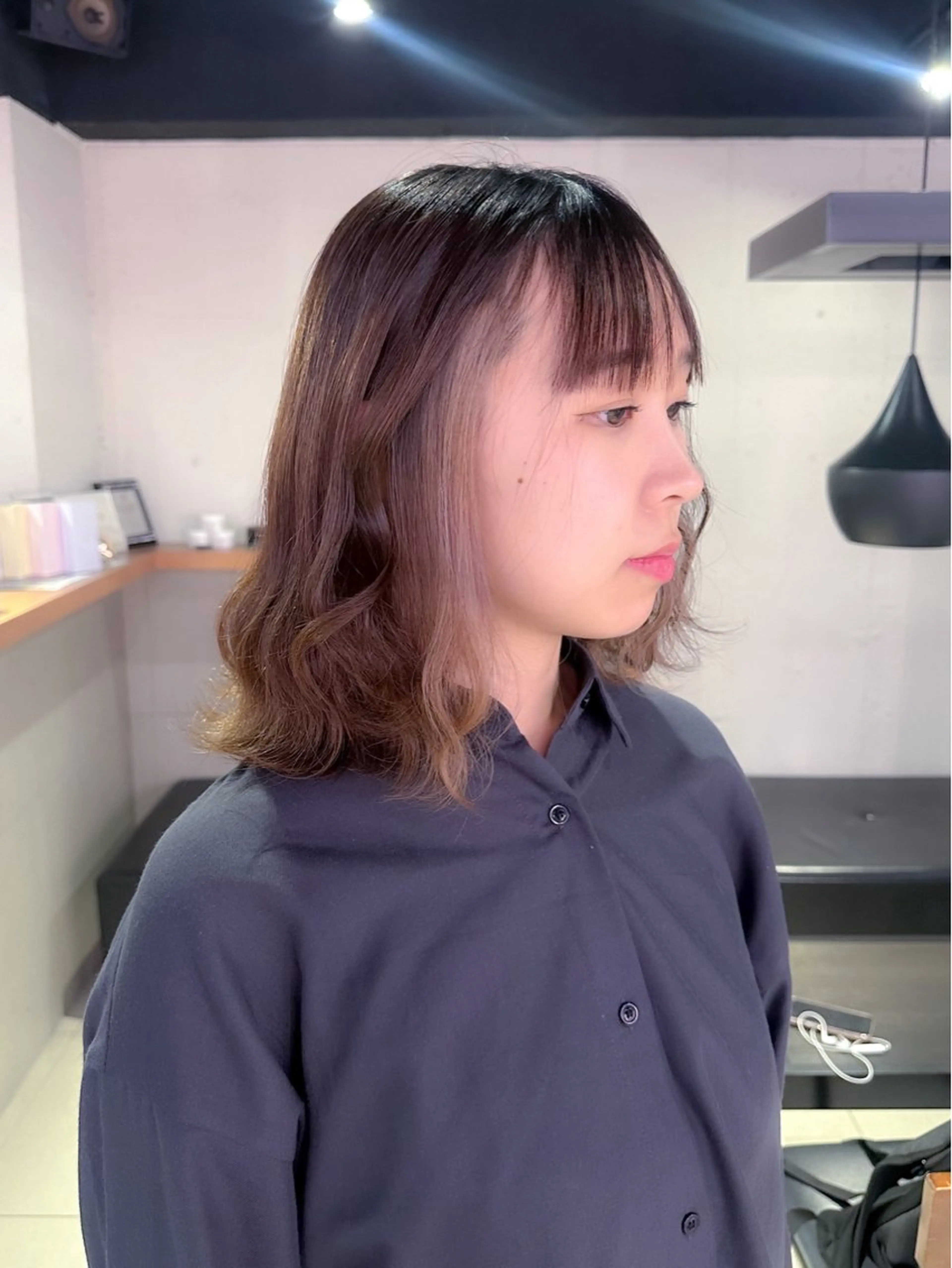 ミディアム カラー 🐺ウルフオタク🐺 ハイトーン/moeのヘアスタイル