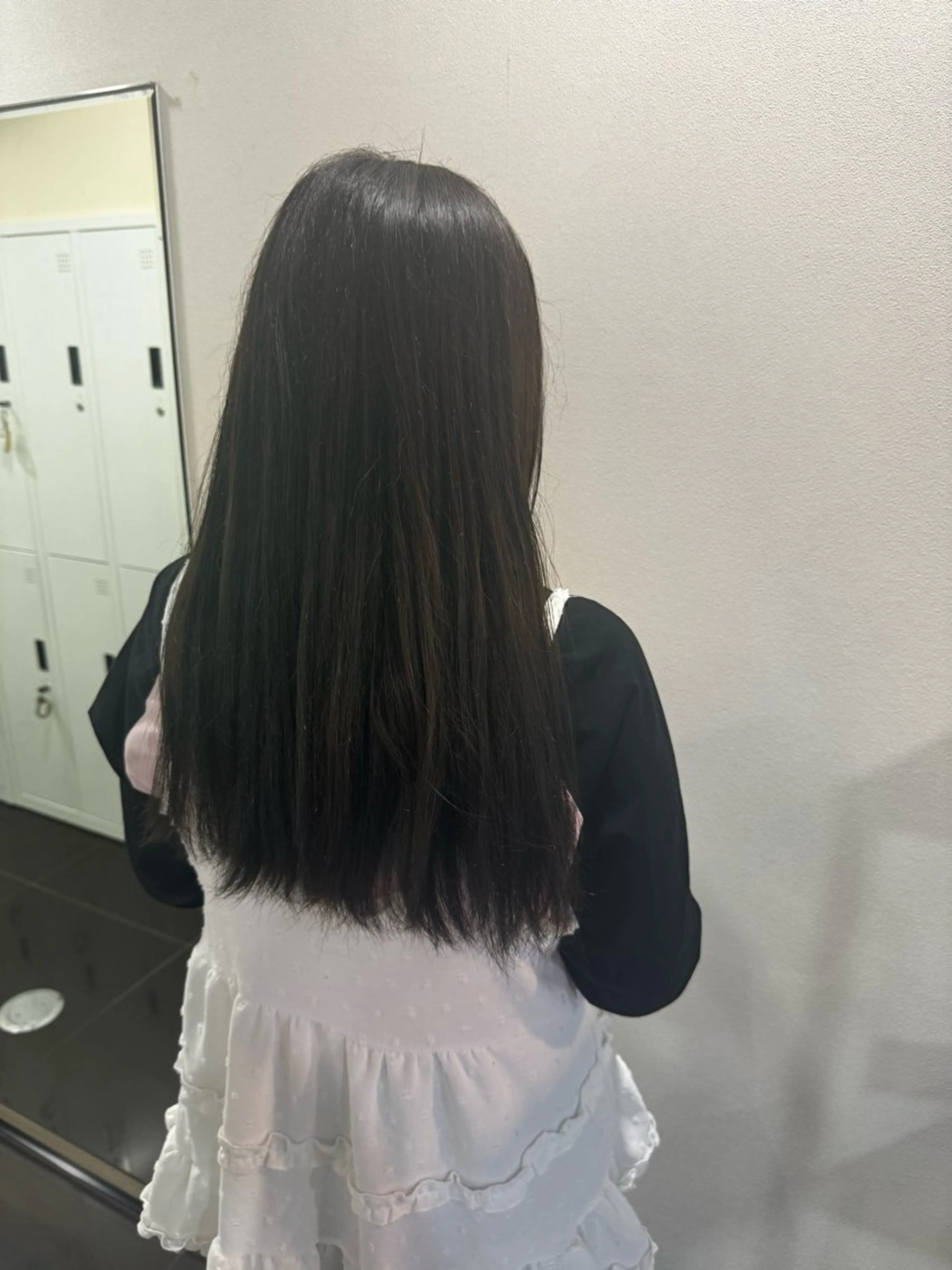 ロング ダブルカラーベージュ カラー/tuburaのヘアスタイル