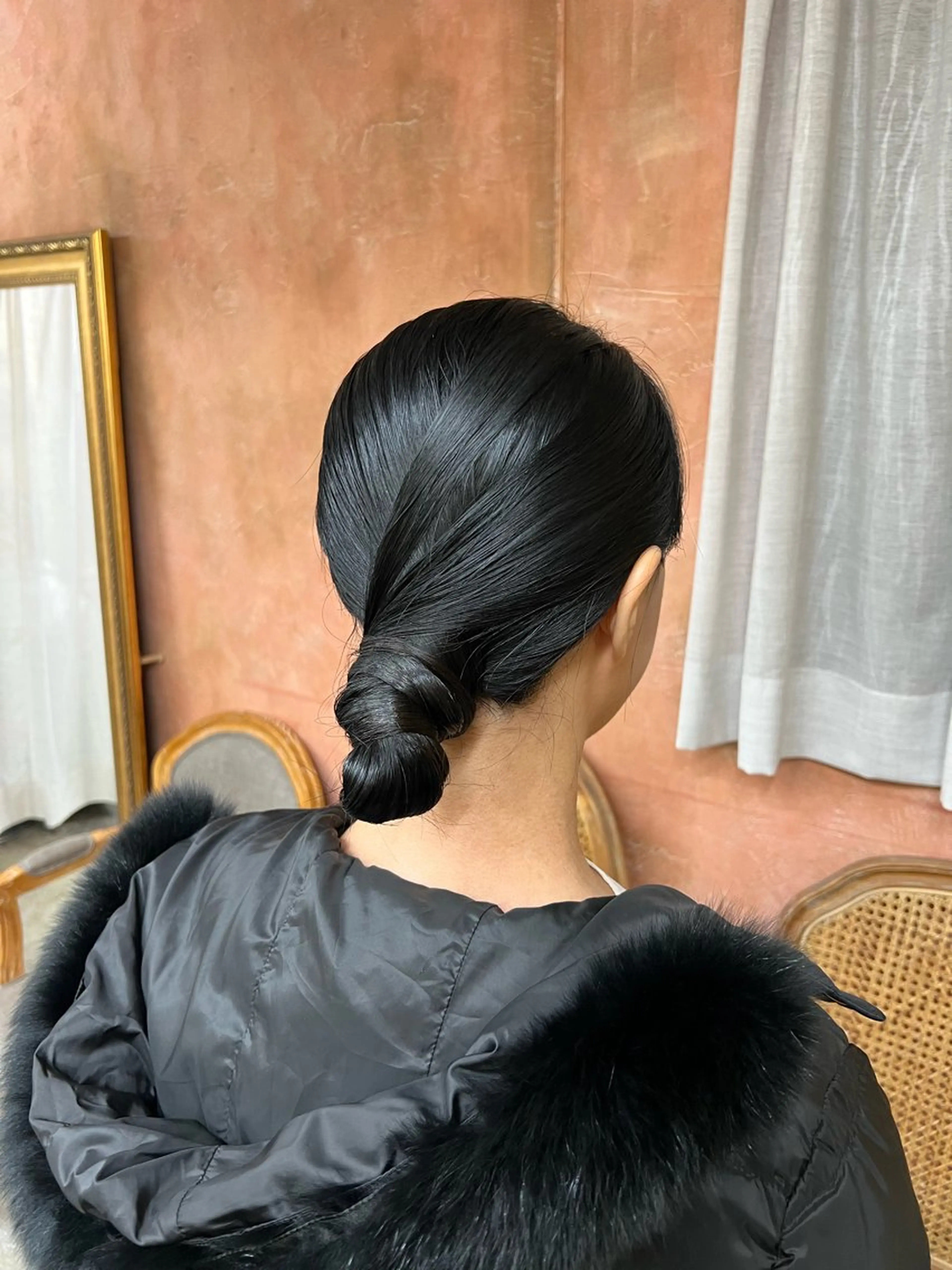 ロング ヘアアレンジ ヘアセット ともざねゆか UniQ/岡山駅のヘアスタイル