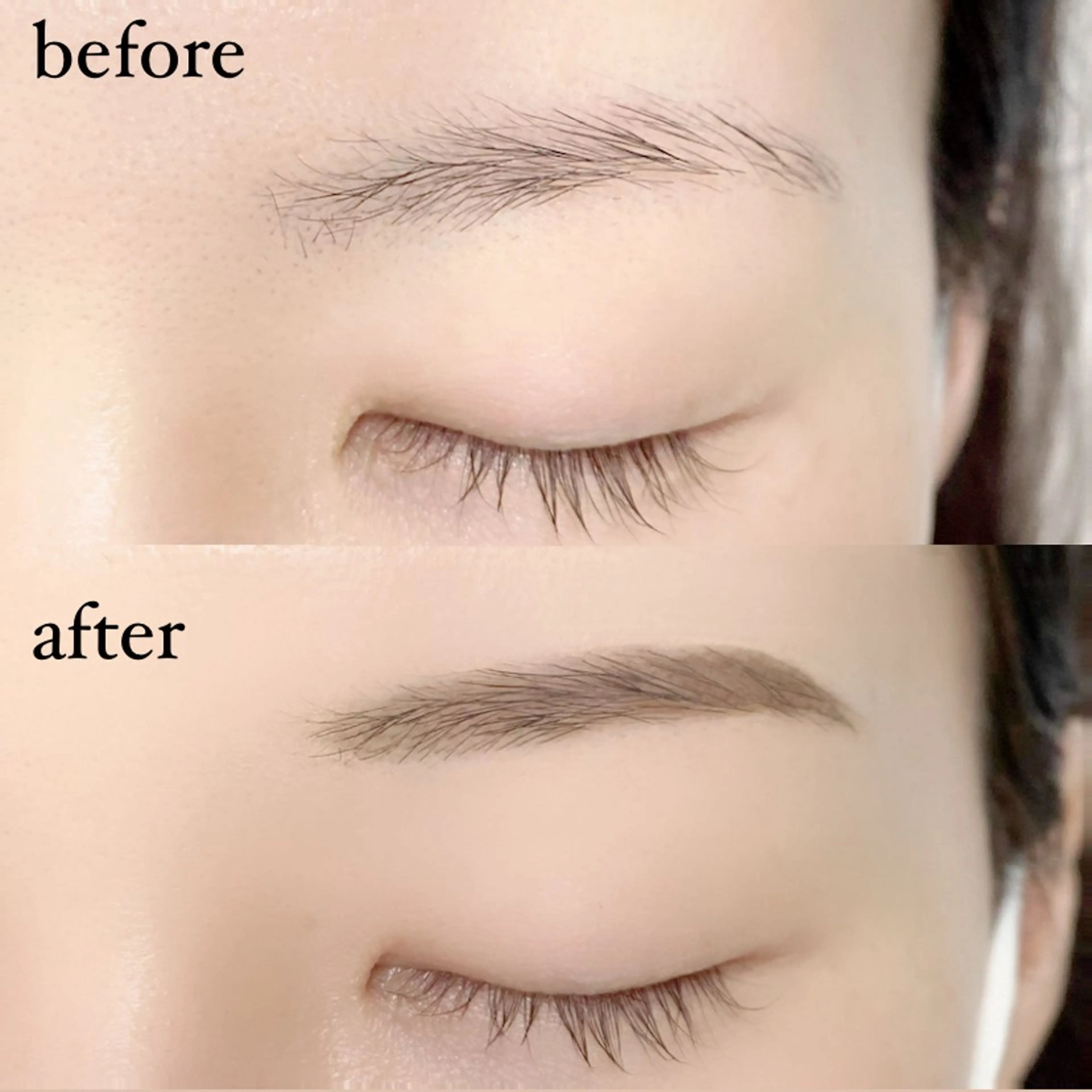 アイブロウ 眉毛ワックス脱毛 cheri 外島のマツエク・マツパデザイン